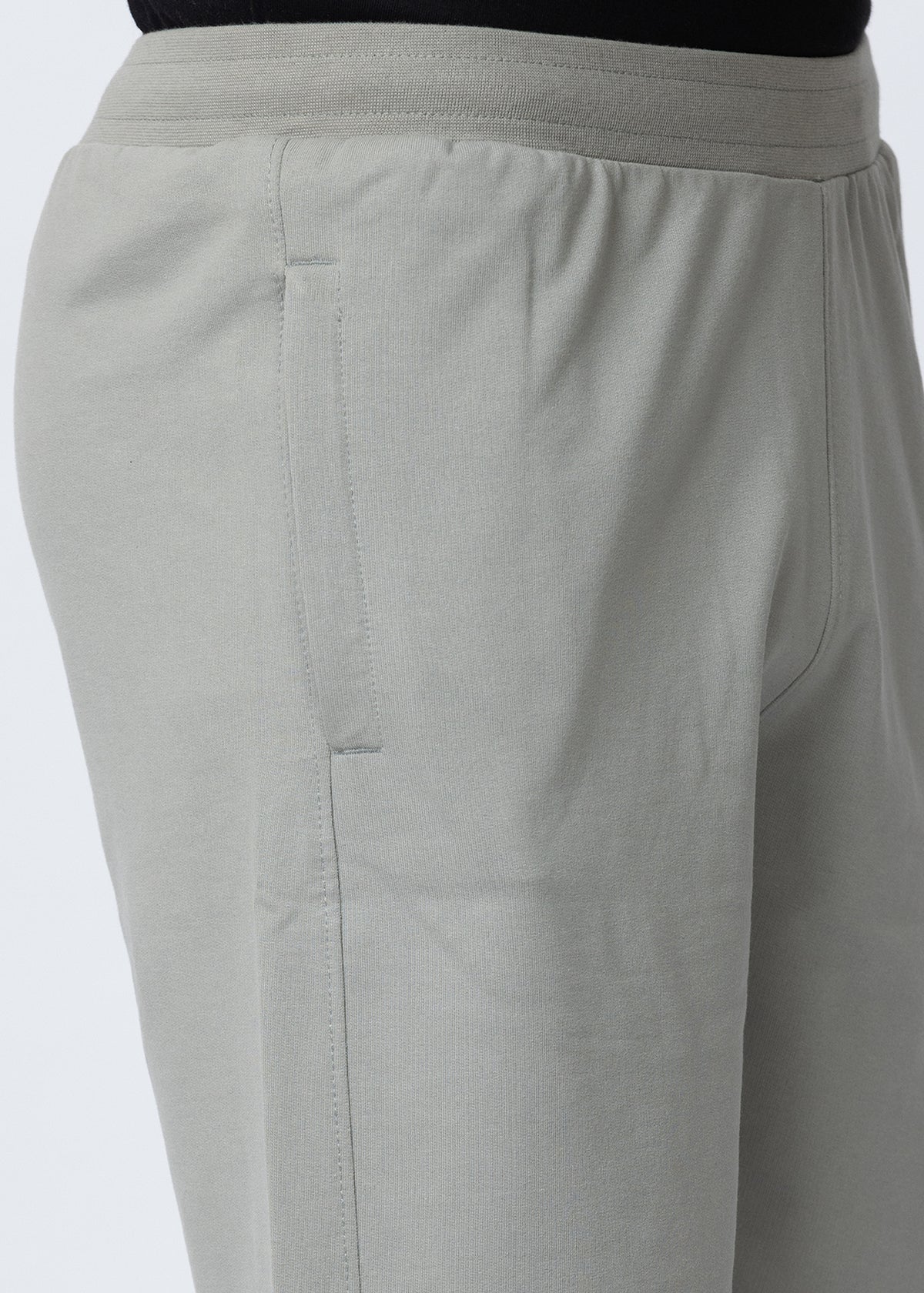 grey cotton shorts