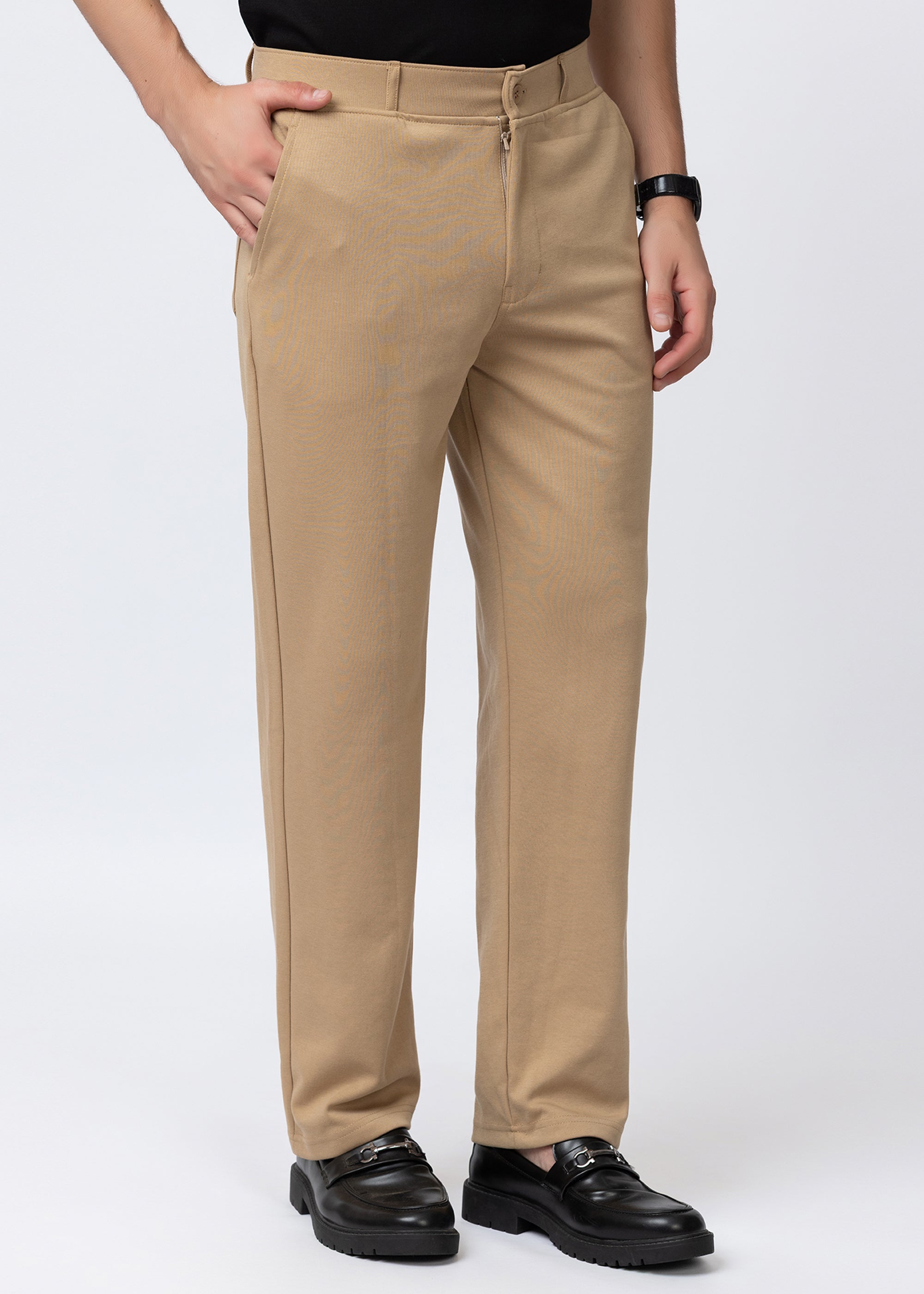 TAN COTTON WASHED CARGO PANT