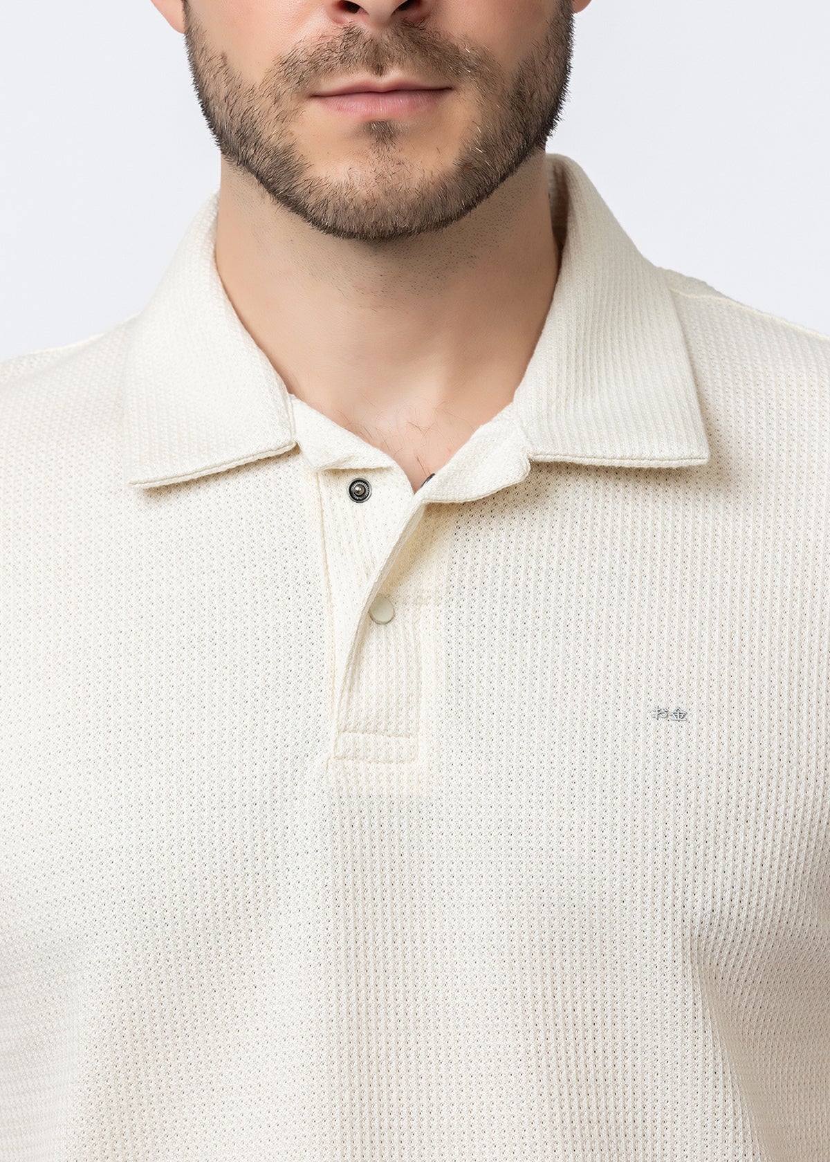 OFF WHITE Polo knit T-SHIRT