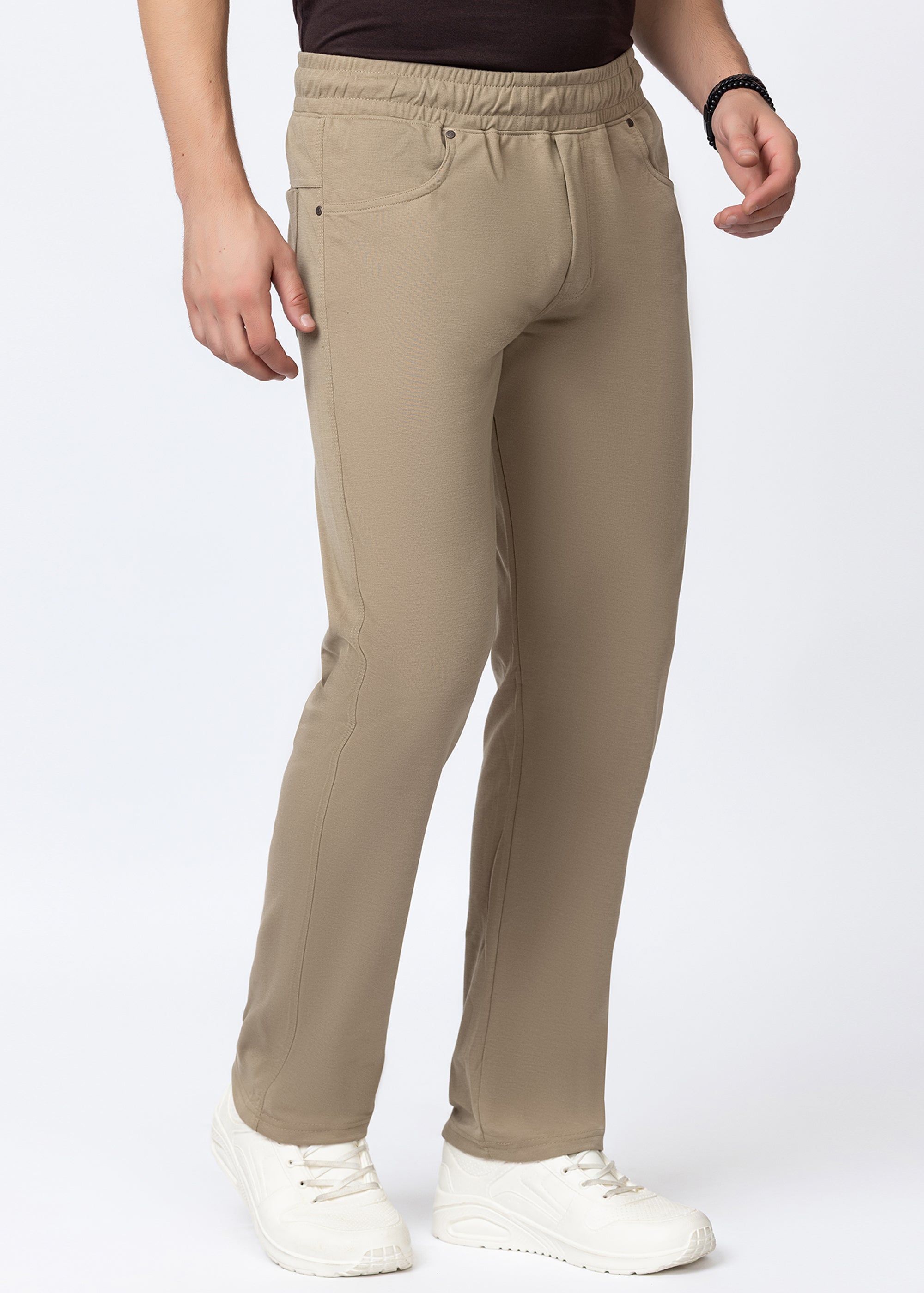 Mouse Cotton Blended Athleisure Pant