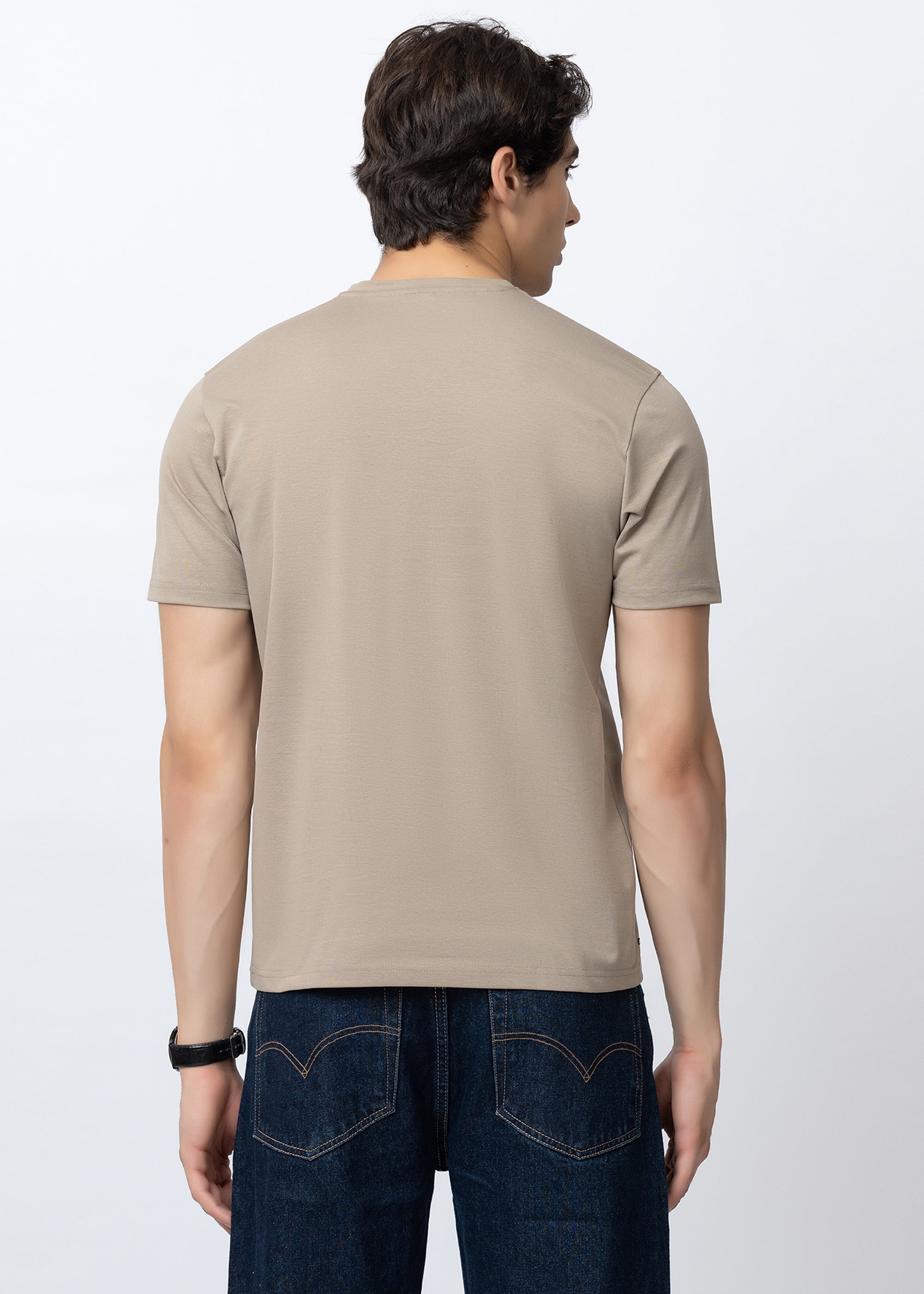 MOUSE COTTON RICH CREW NECK T-SHIRT