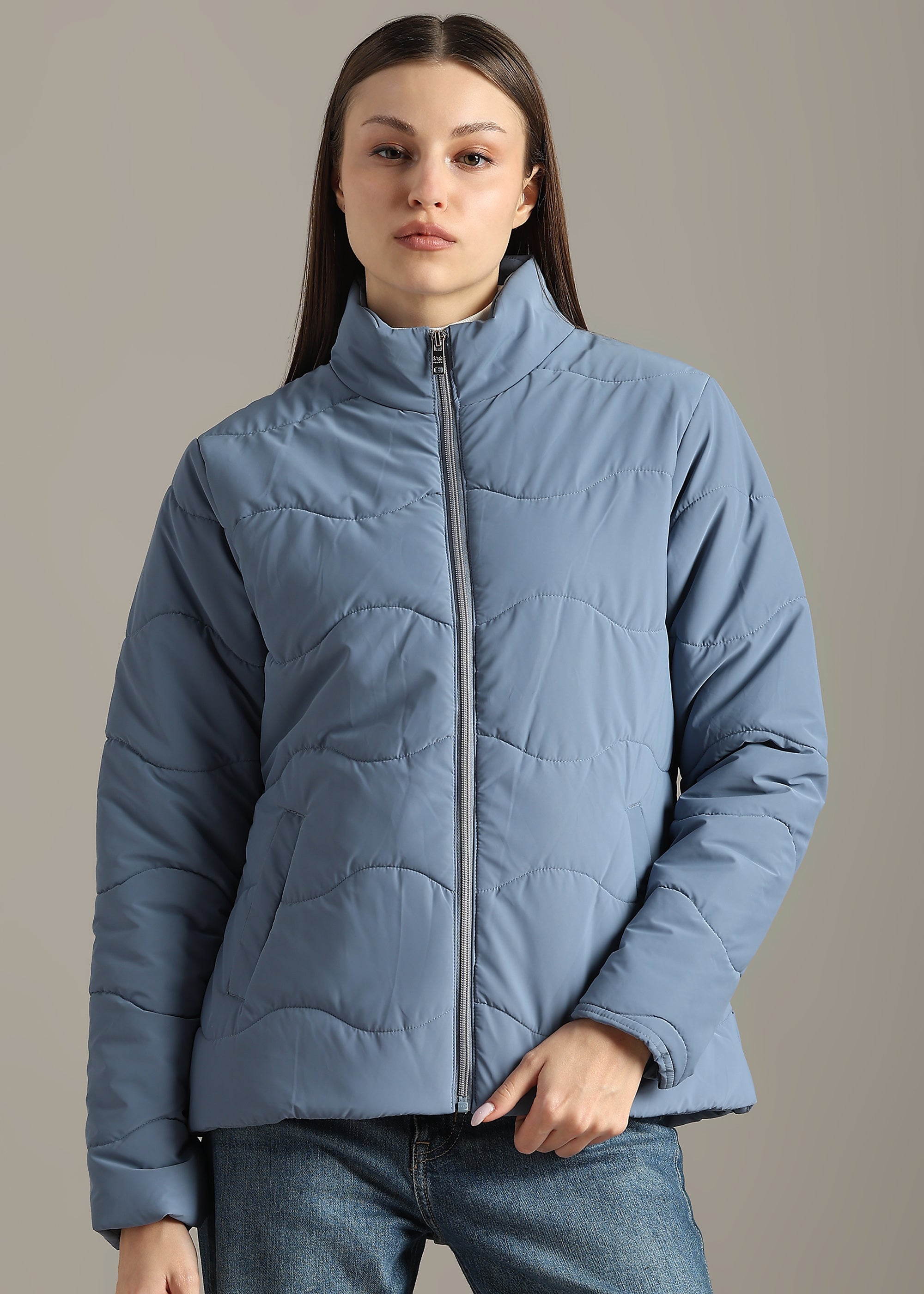 SKY NYLON TRENDING SOFT QUALITY FULL SLEEVE JACKET