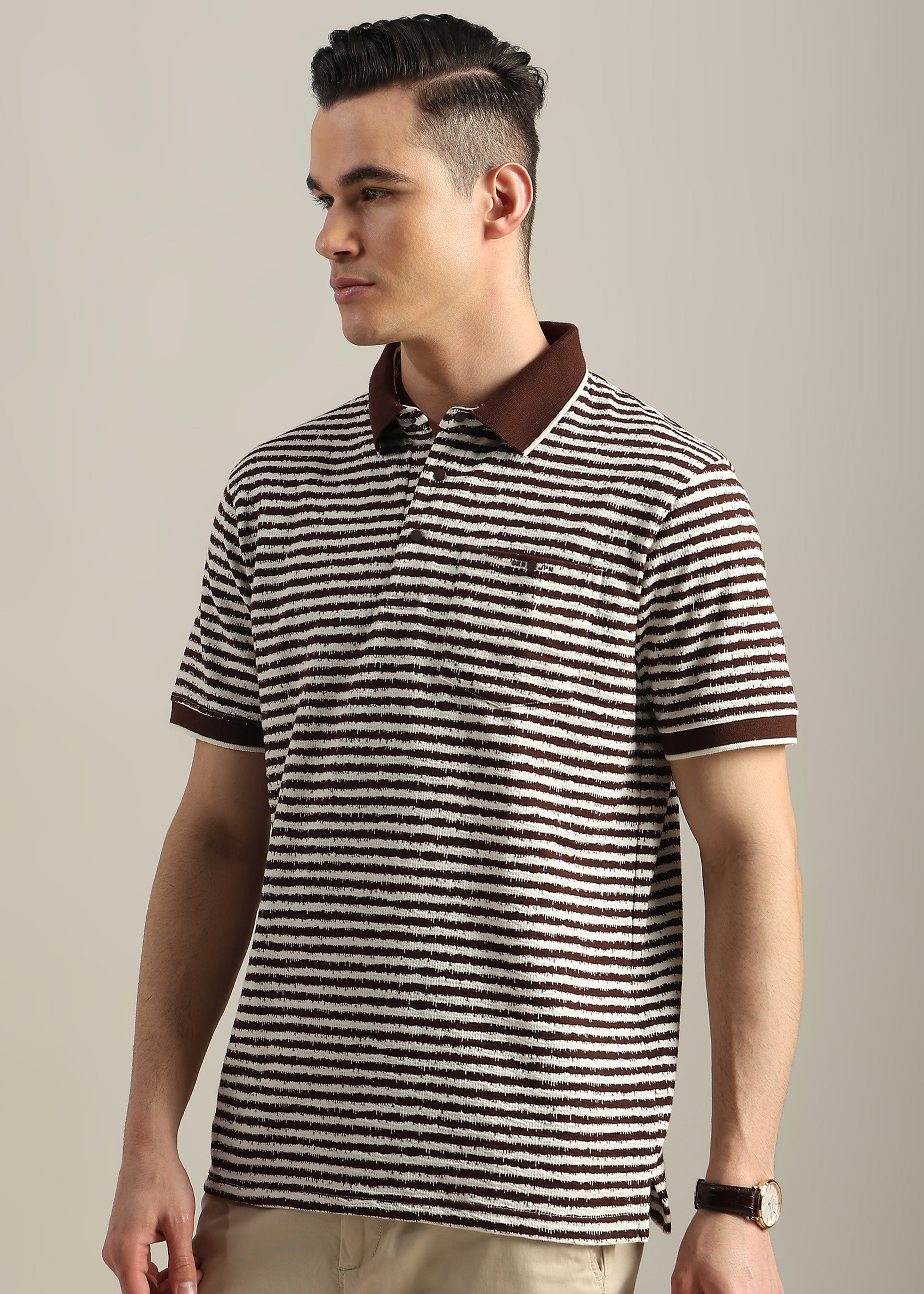 COFFEE PREMIUM STRUCTURED POLO SHIRT