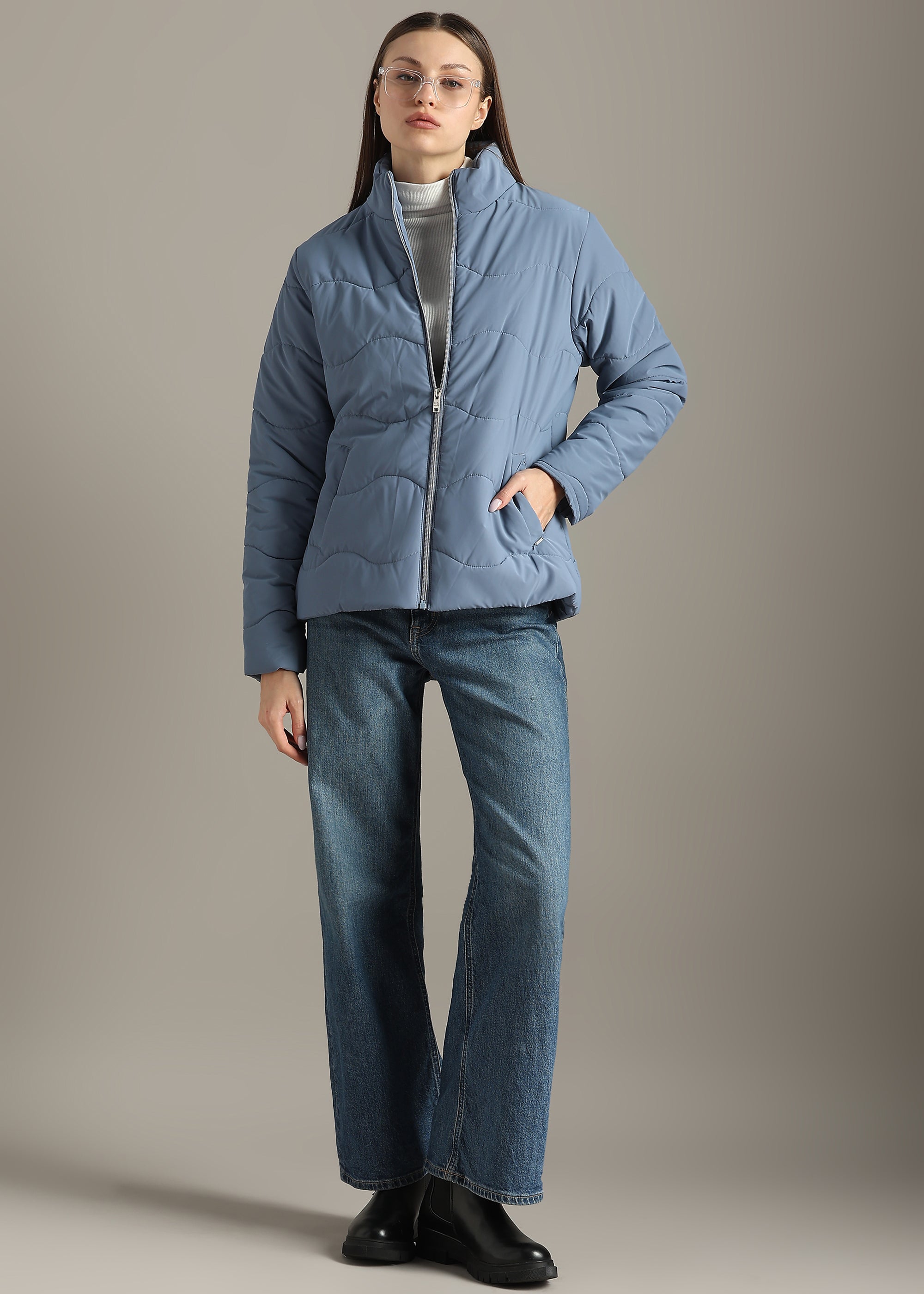 SKY NYLON TRENDING SOFT QUALITY FULL SLEEVE JACKET