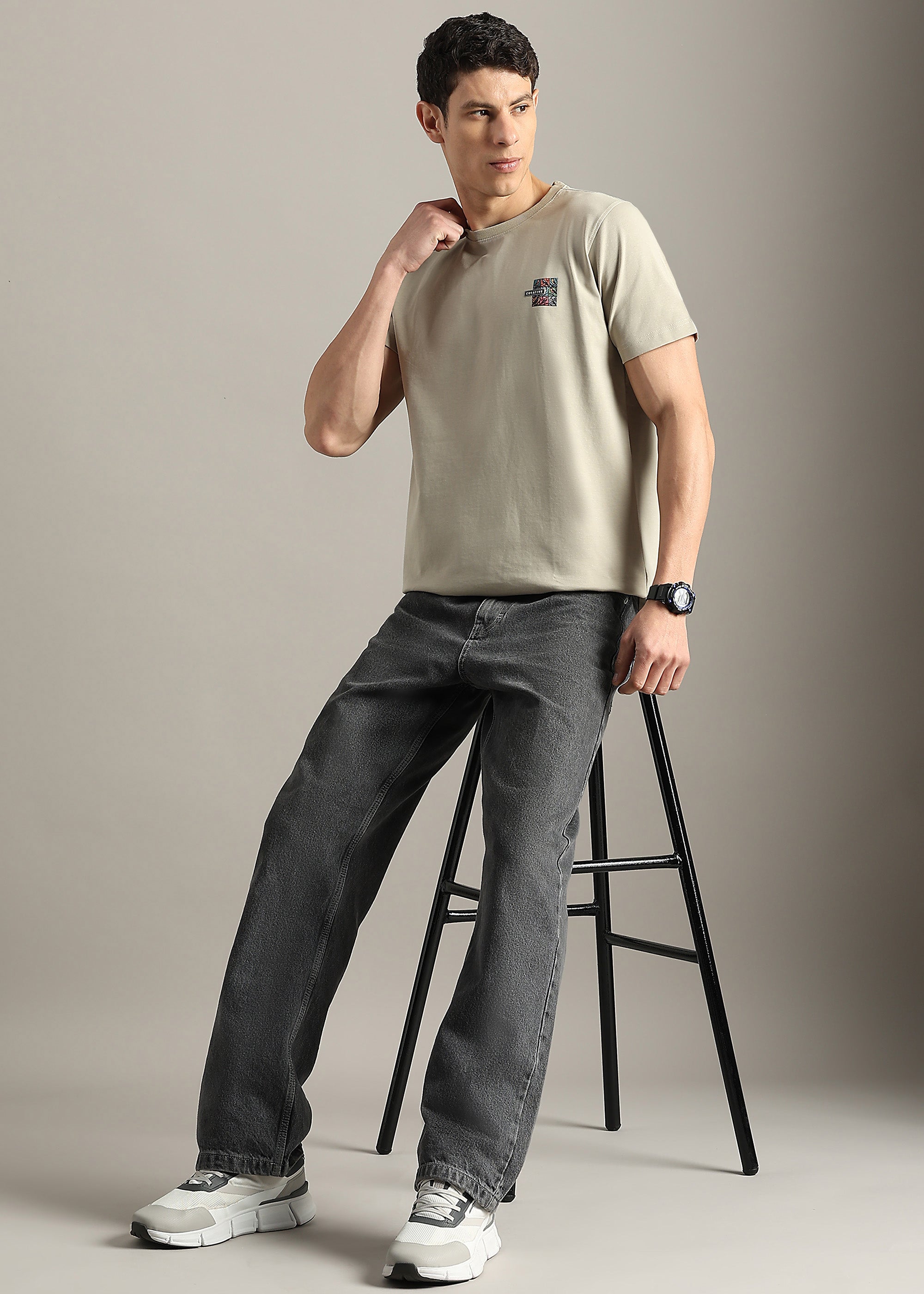 FAWN COTTON SPANDEX PREMIUM GRAPHIC TEE