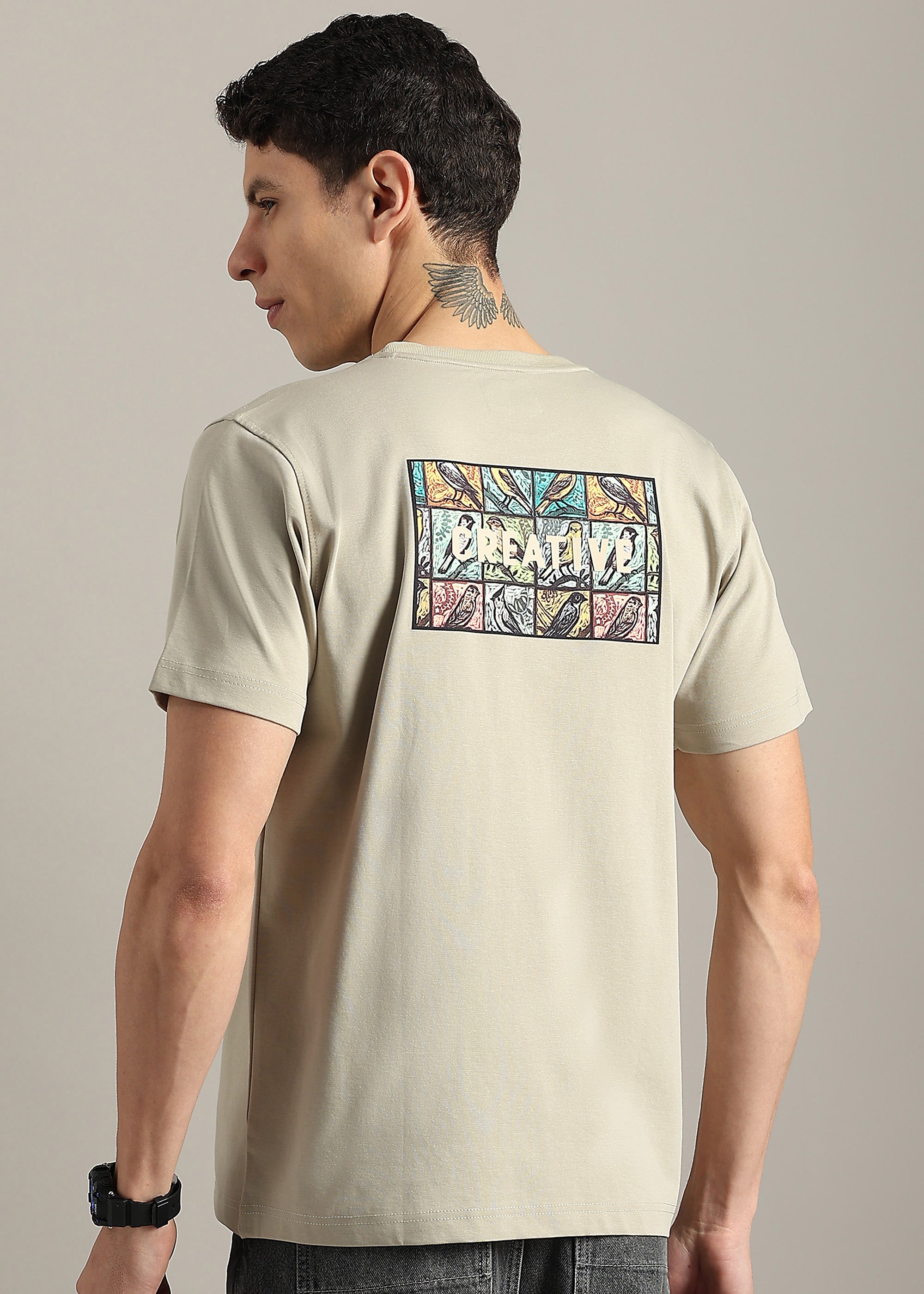 FAWN COTTON SPANDEX PREMIUM GRAPHIC TEE