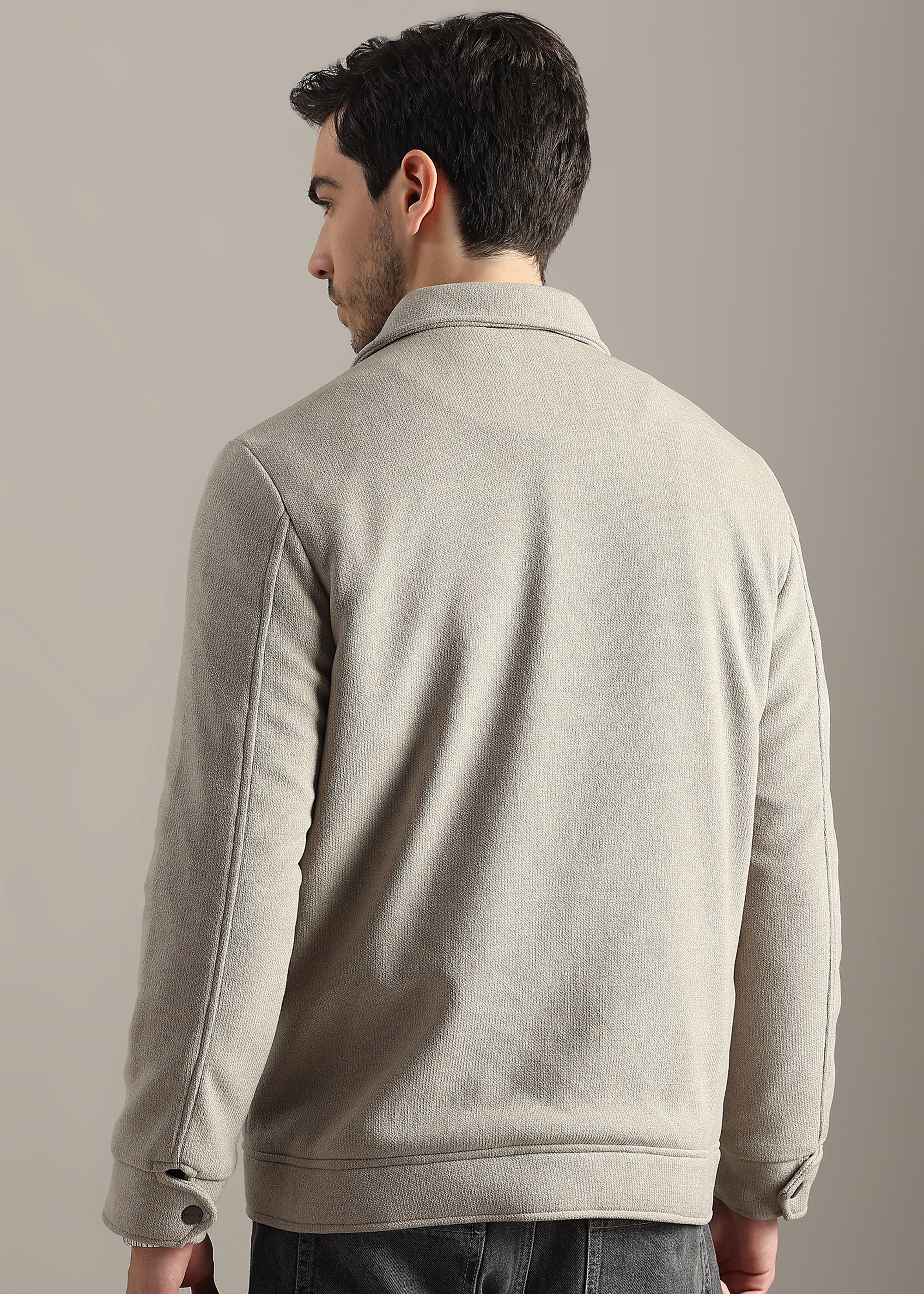 FAWN STRUCTURED BLOUSON FULL SLEEVE JACKET