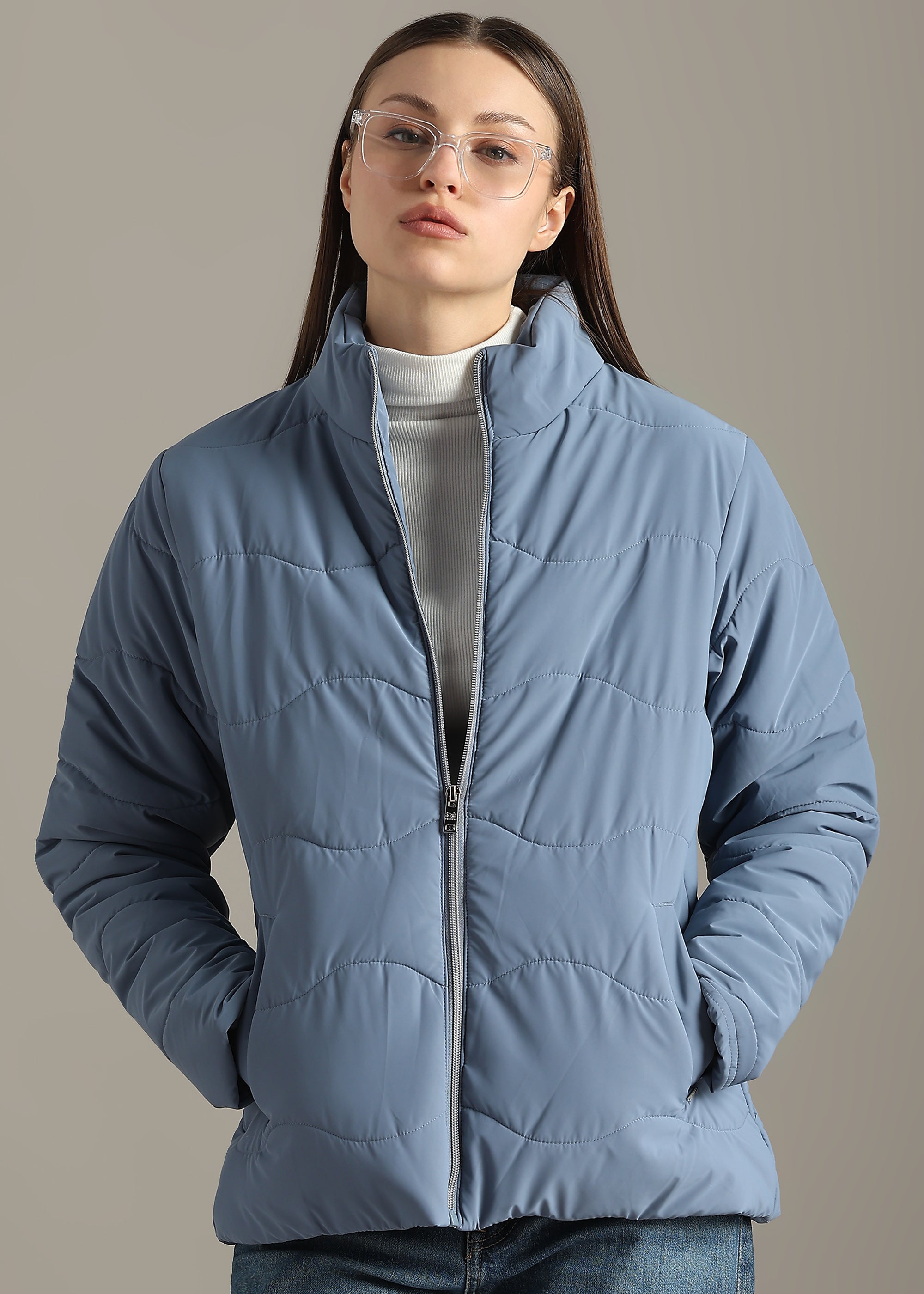 SKY NYLON TRENDING SOFT QUALITY FULL SLEEVE JACKET