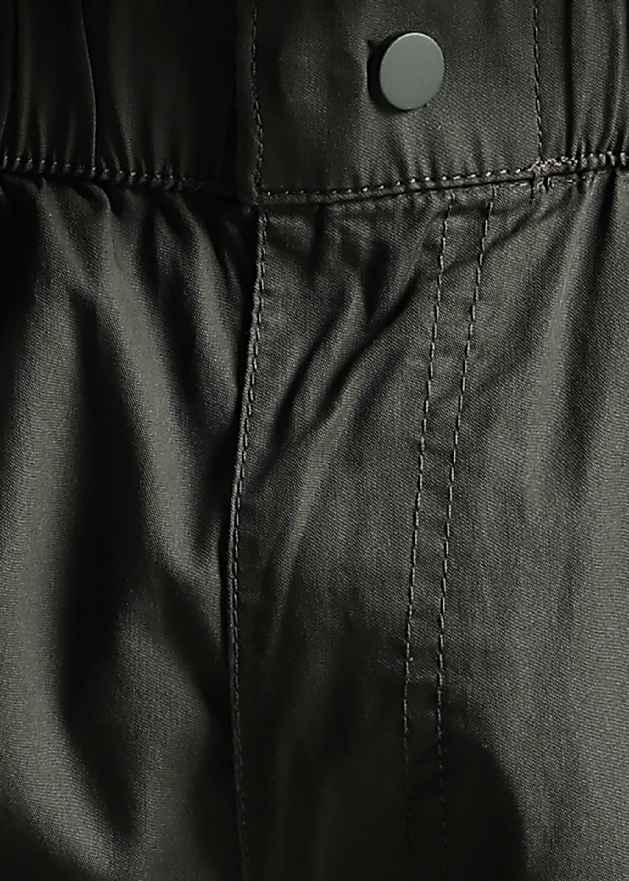 OLIVE SOLID COTTON UTILITY JOGGER PANT