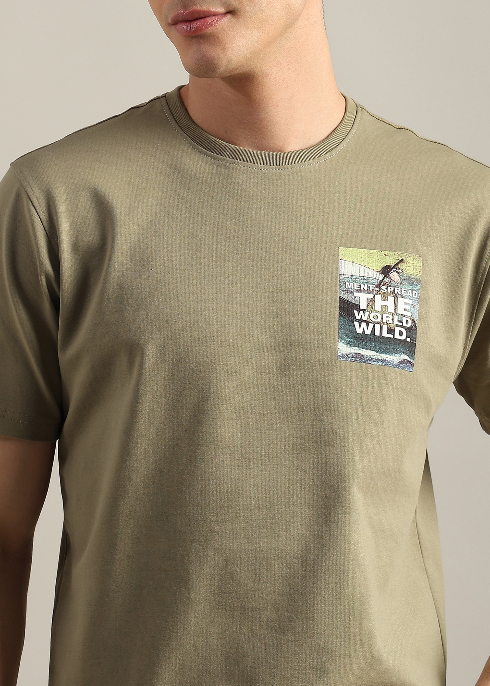 MOUSE COTTON SPANDEX PREMIUM GRAPHIC TEE