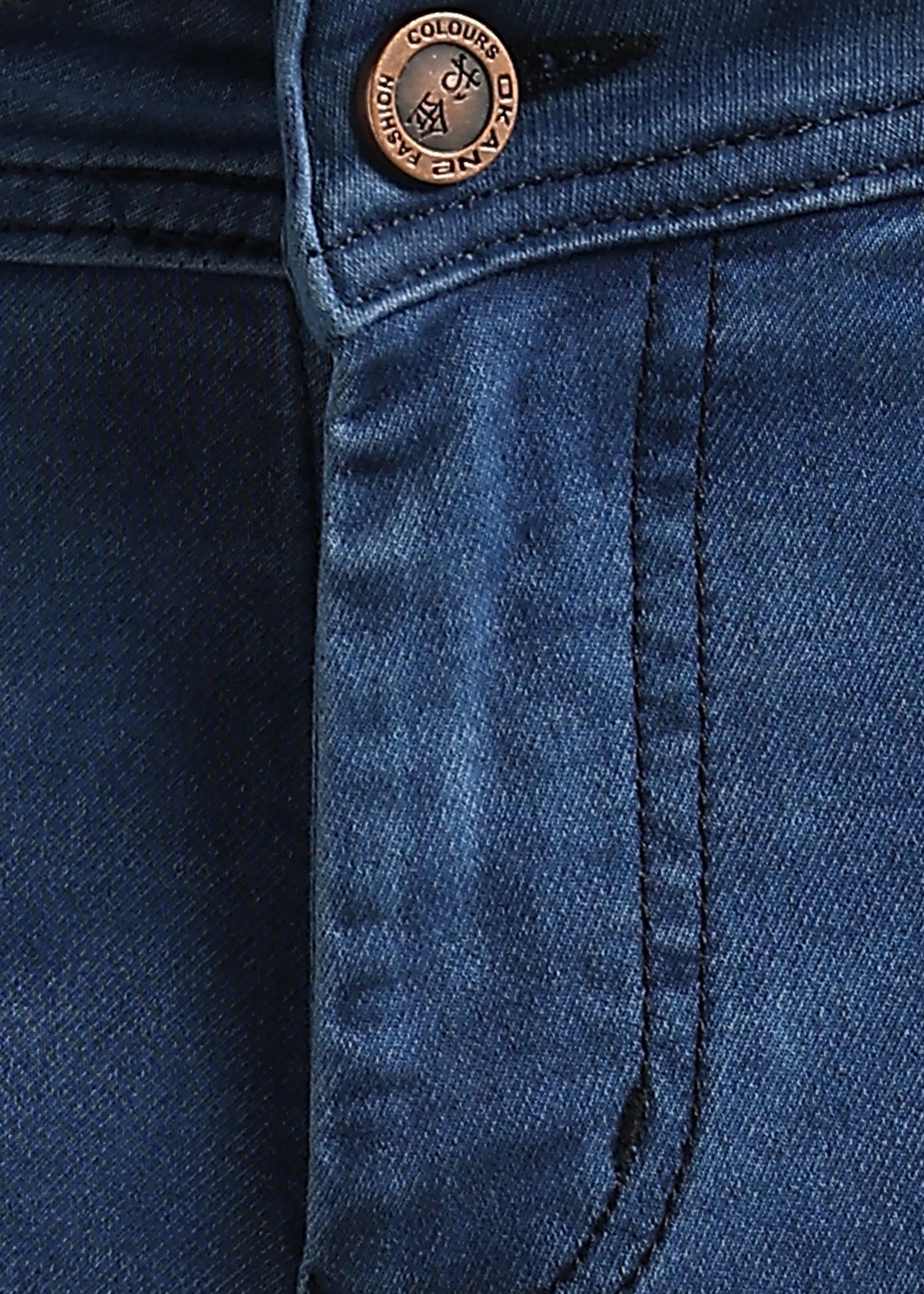 L.Blue Straight Fit Mid Rise Light Fade Jeans