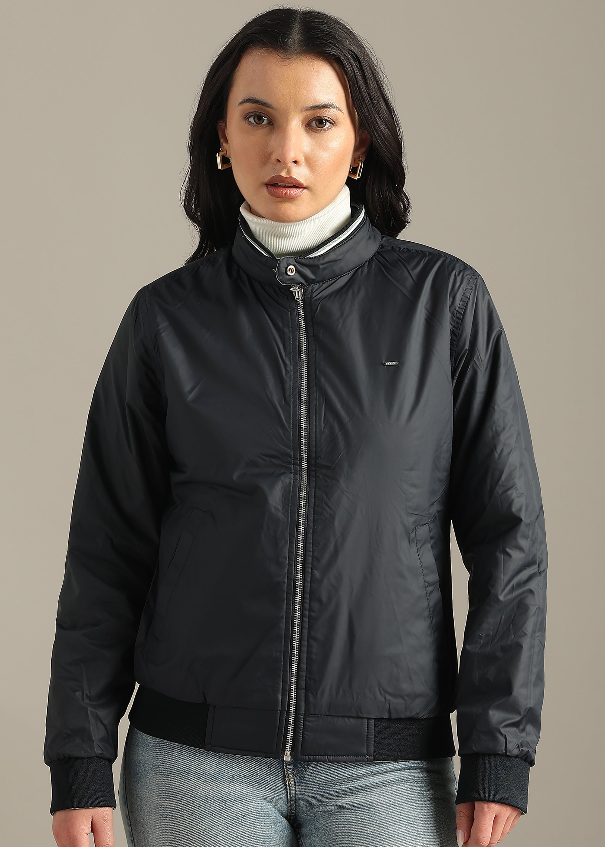 MINT NYLON PREMIUM REVERSIBLE FULL SLEEVE JACKET