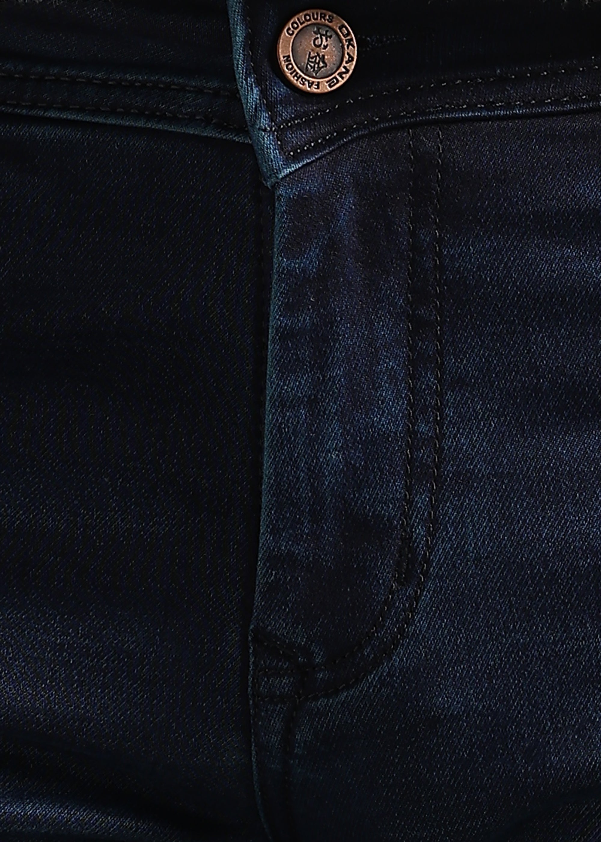 Denim Straight Fit Mid Rise Light Fade Jeans