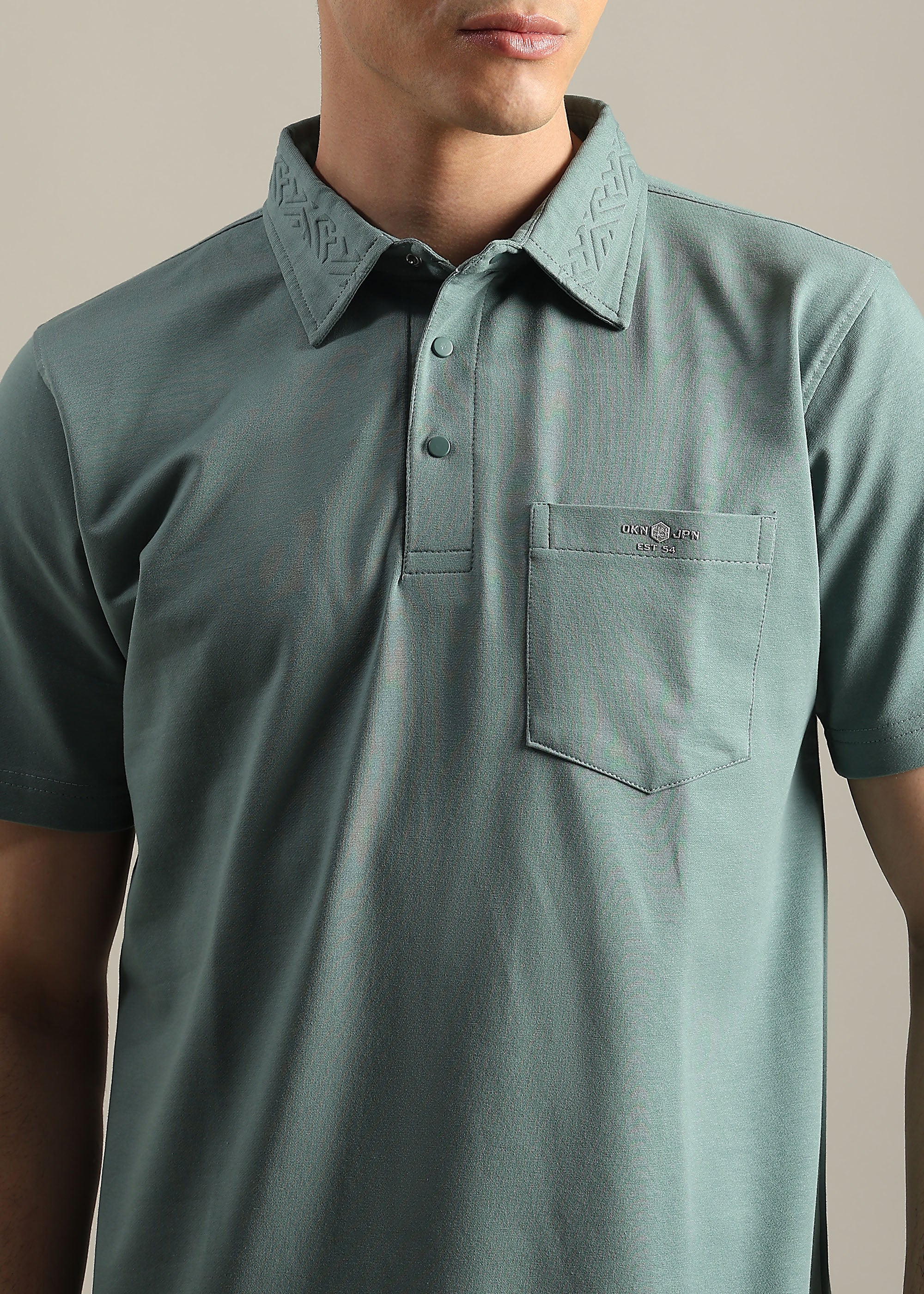 GREEN PREMIUM STRUCTURED POLO SHIRT