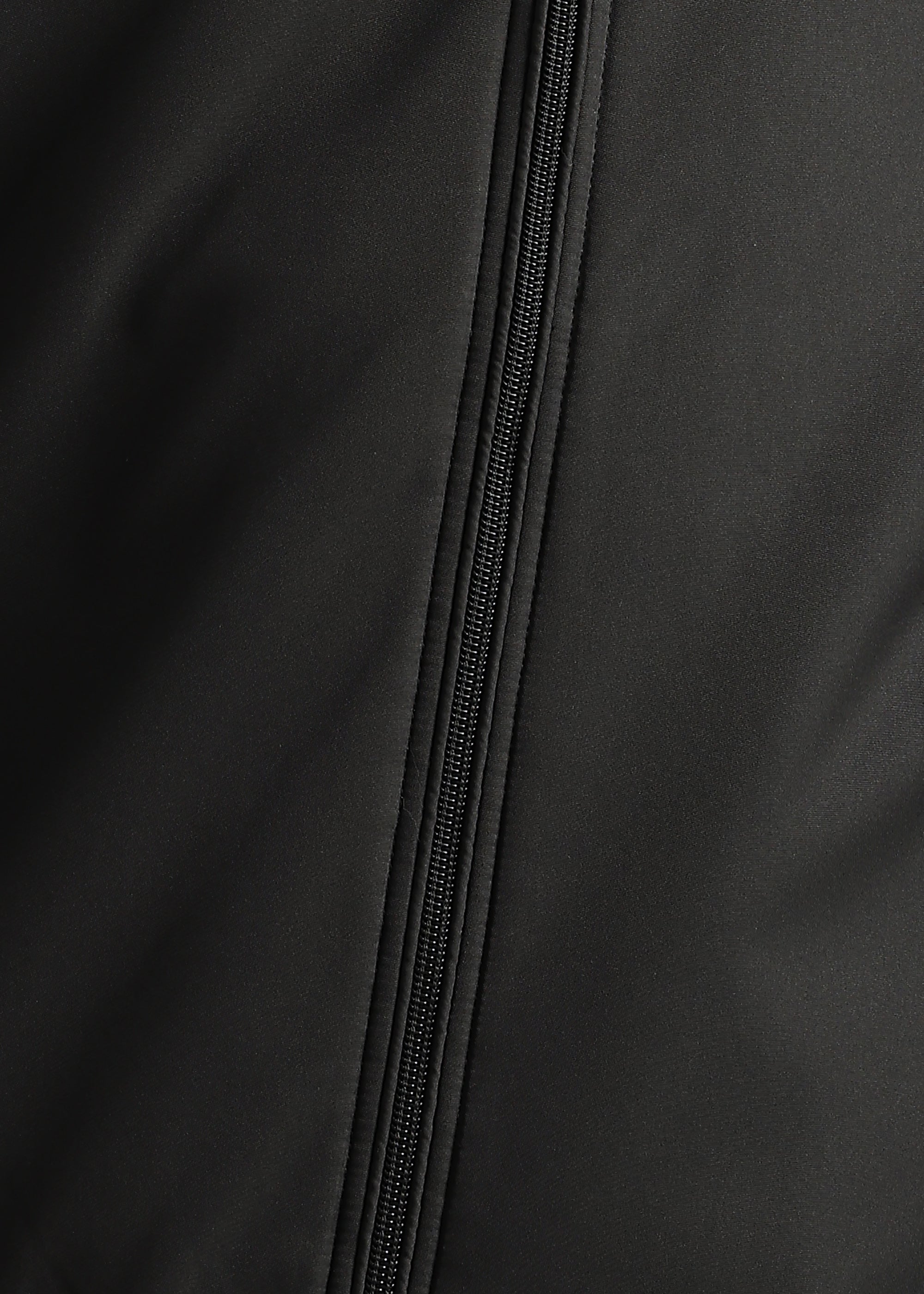 BLACK SOLID PREMIUM HARRINGTON NYLON FULL SLEEVE JACKET