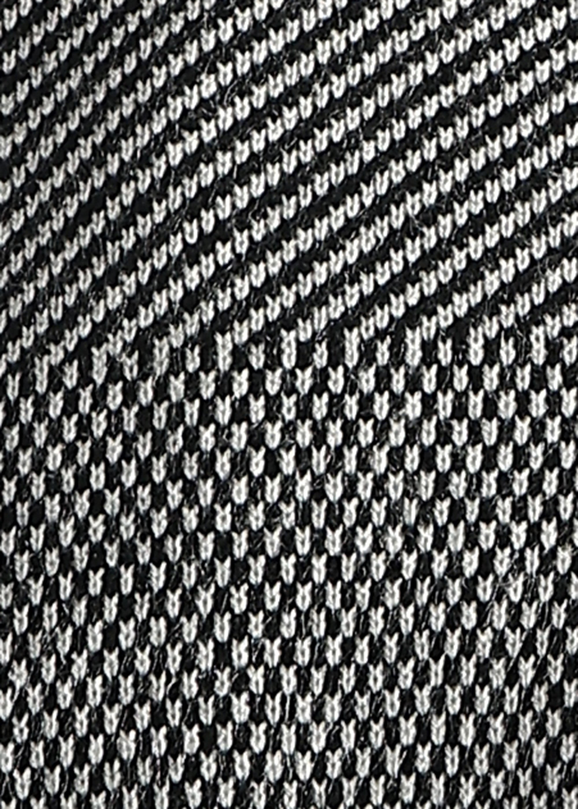 BLACK STRUCTURED CREW NECK SWEATER