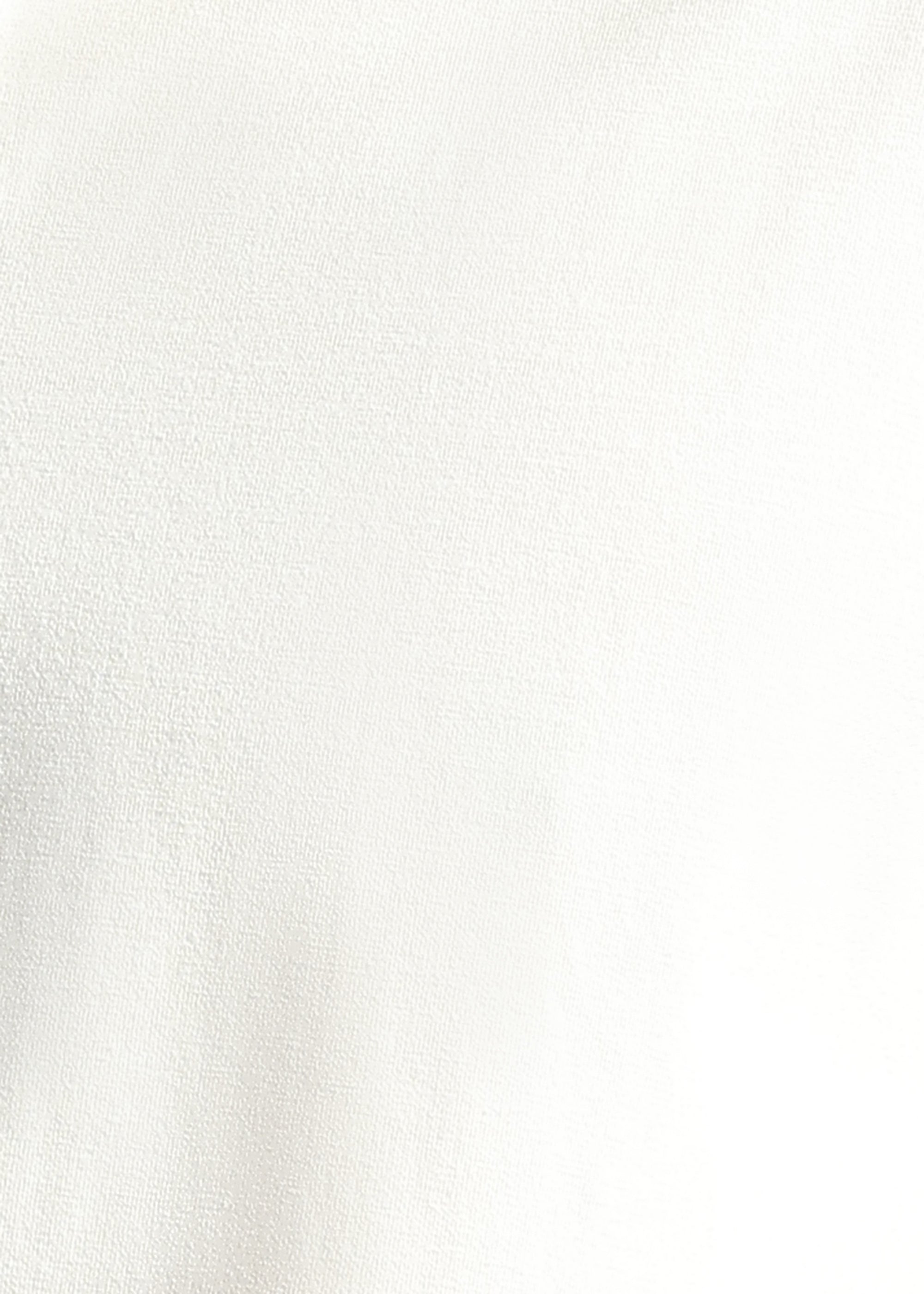 WHITE SOLID COTTON ELASTANE POLO TEE