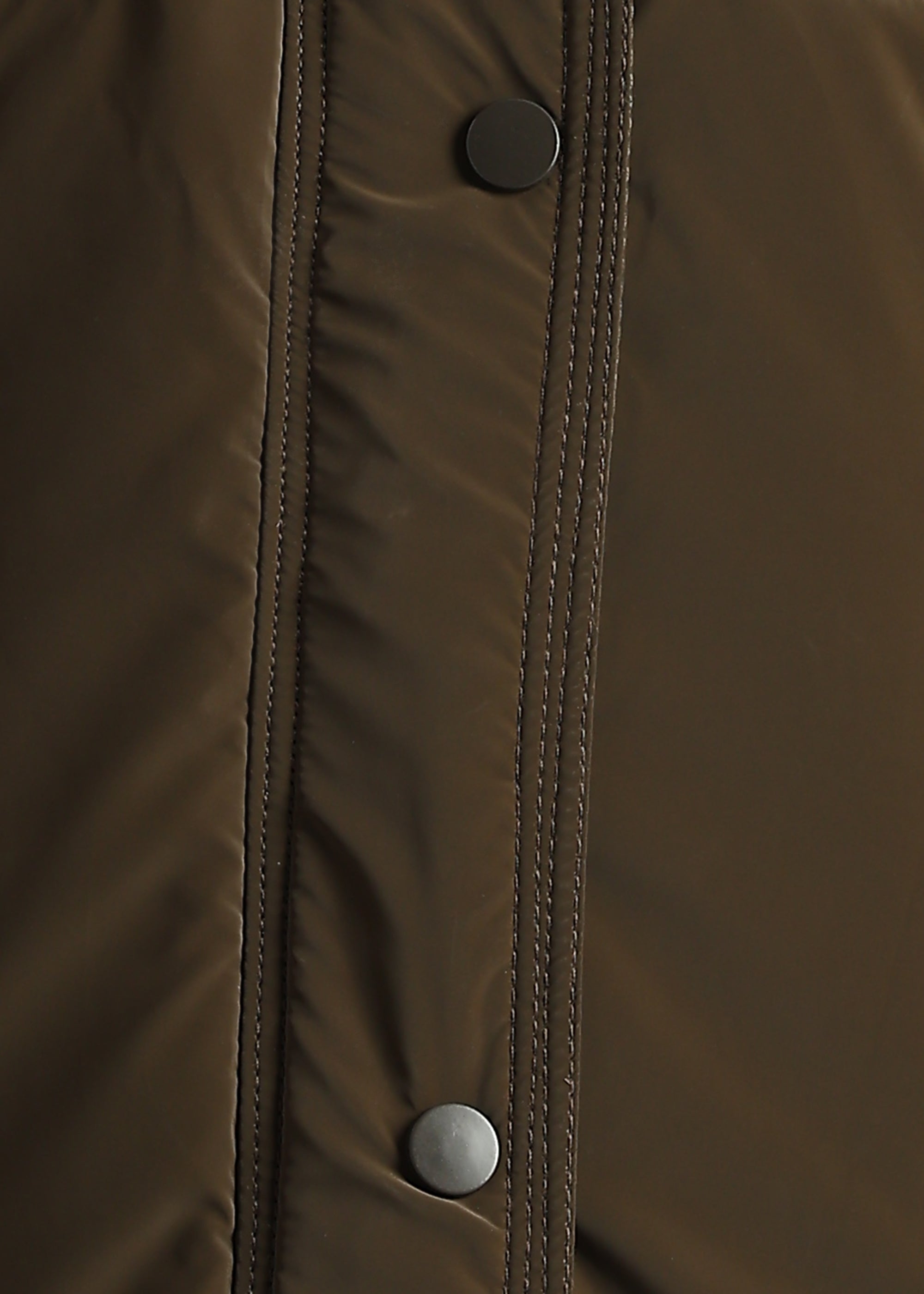COFFEE SOFT SKIN FUR COLLAR FULL SLEEVE JACKET