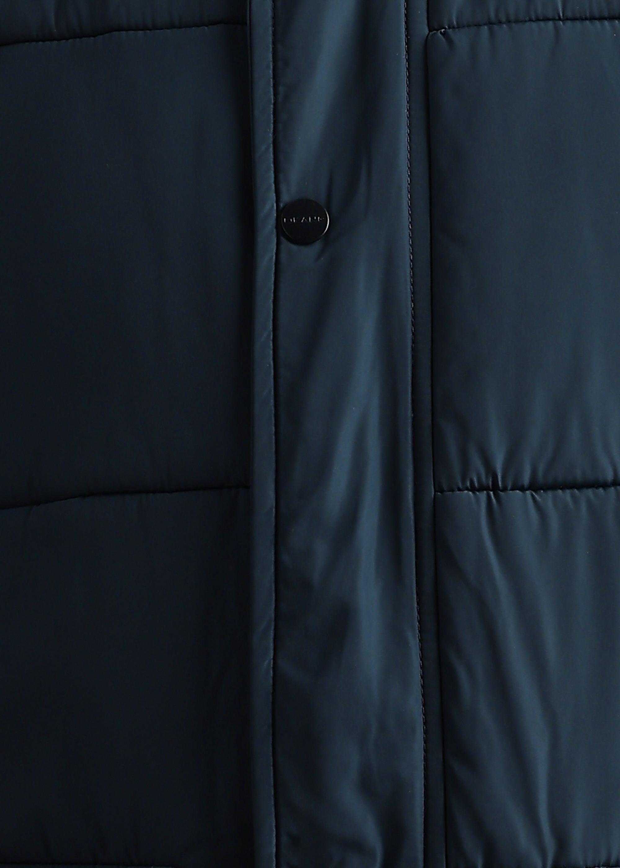 NAVY SOLID NYLON MULTI POCKET SLEEVELESS CARGO JACKET