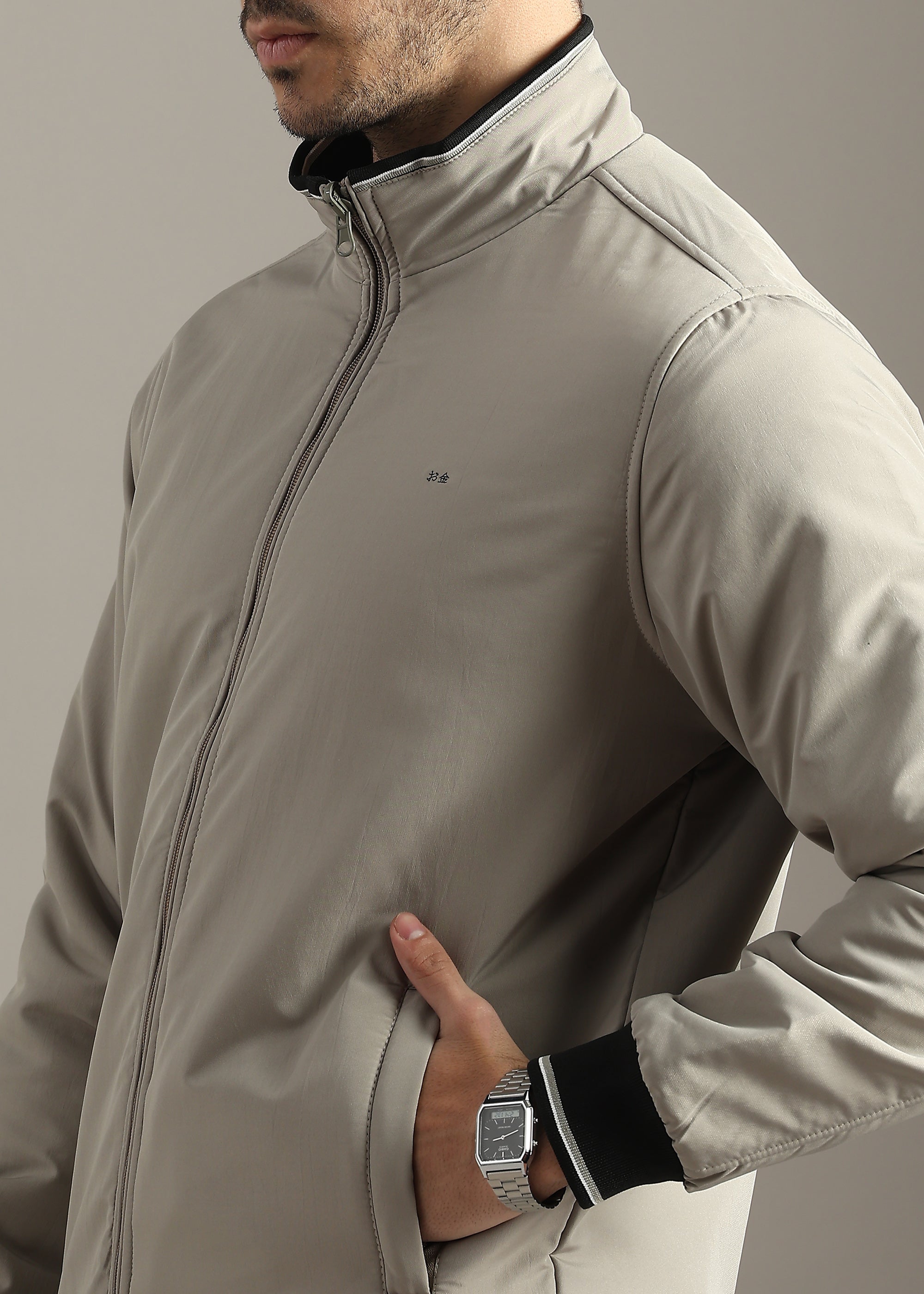 STONE SOLID REVERSIBLE MID WEIGHT FULL SLEEVE JACKET