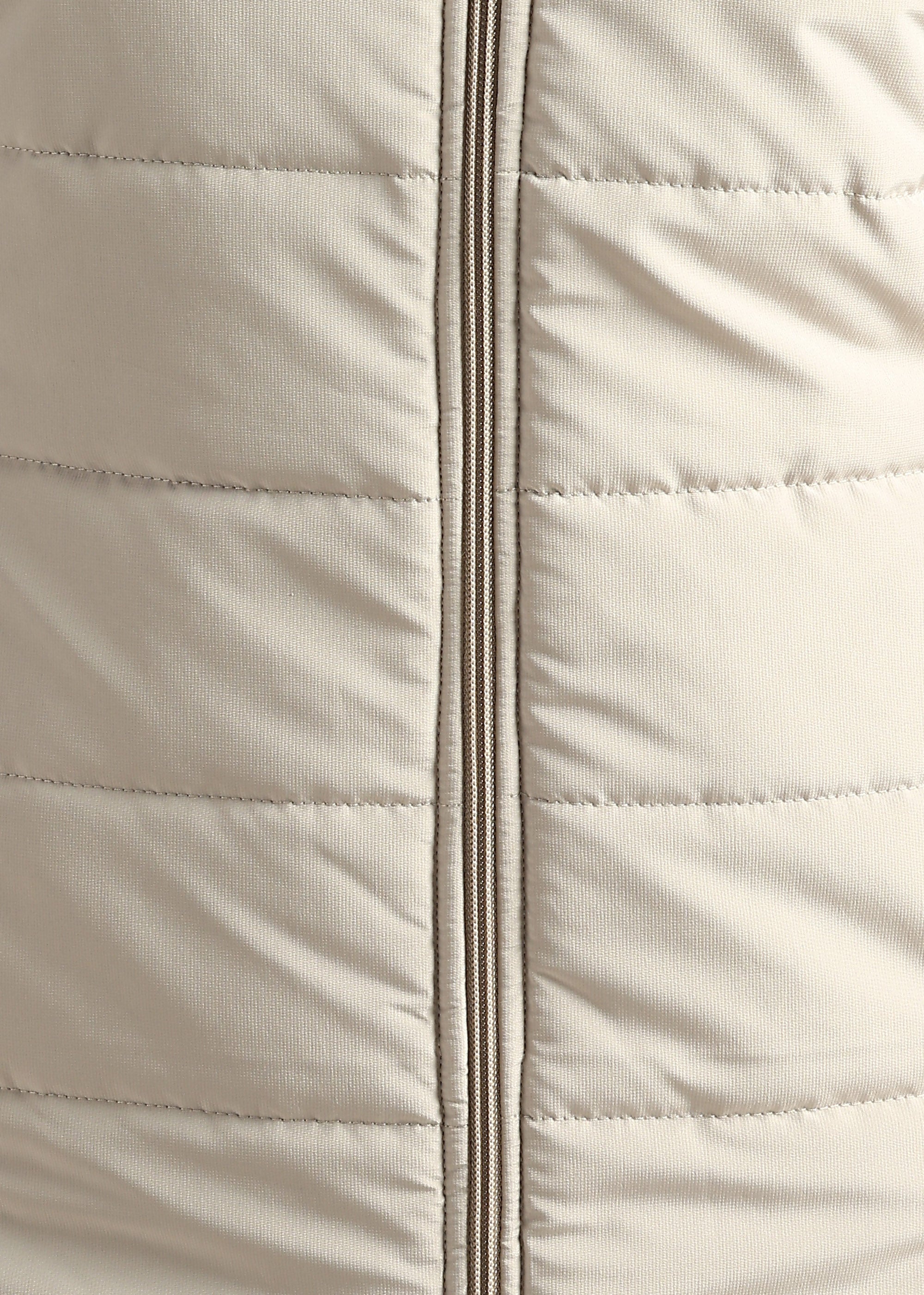 STONE NYLON REVERSIBLE WEIGHTLESS WARMTH + FULL SLEEVE JACKET