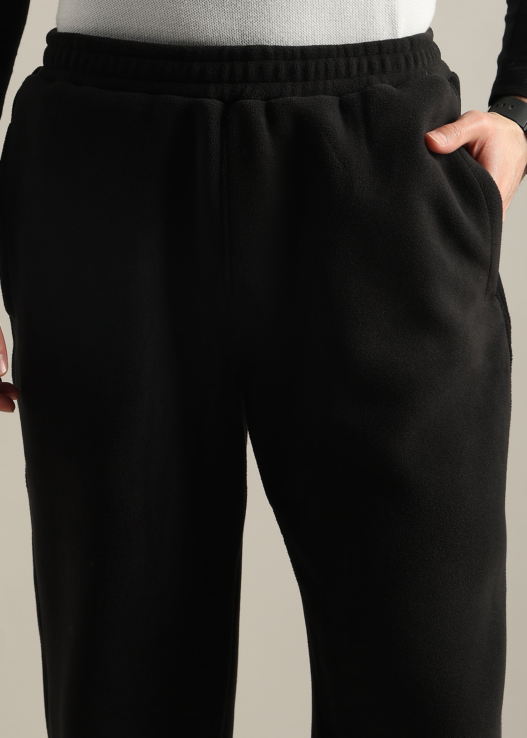 COTTON BLENDED ZIPPER TRACK-SUIT