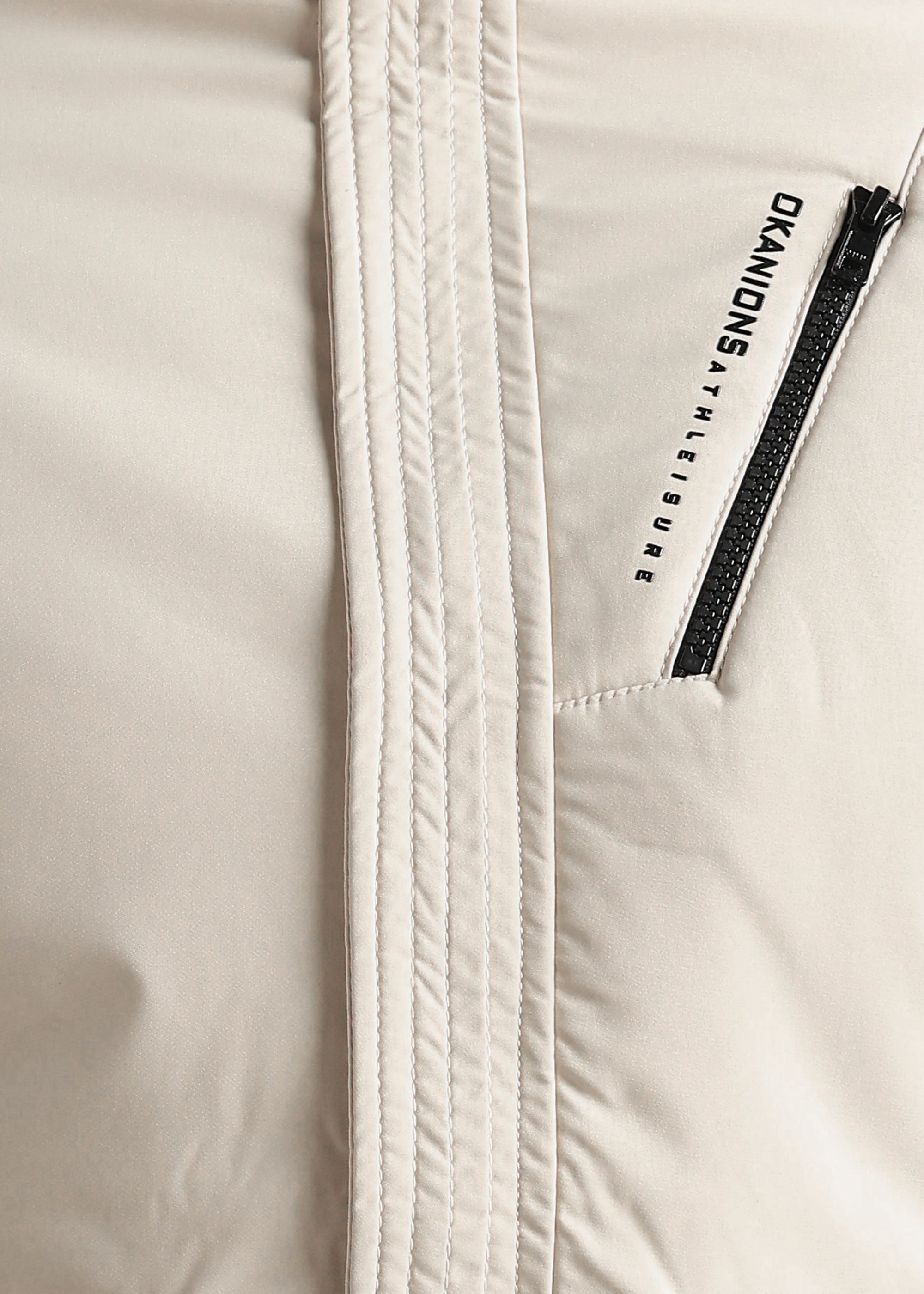 FAWN SOLID POLYESTER SKY FULL SLEEVE JACKET