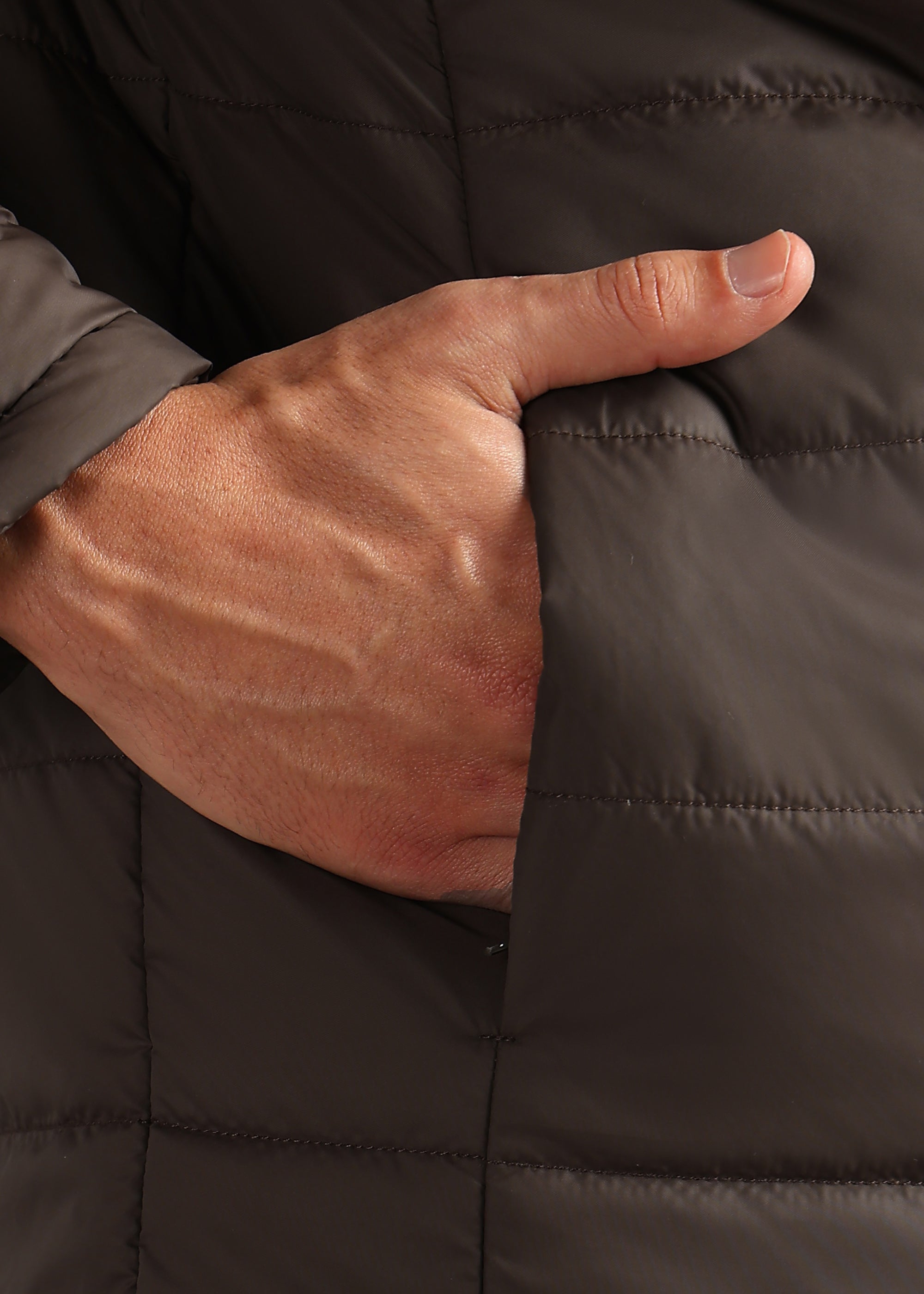 COFFEE SOLID REVERSIBLE SUPER SOFT POLYFILL