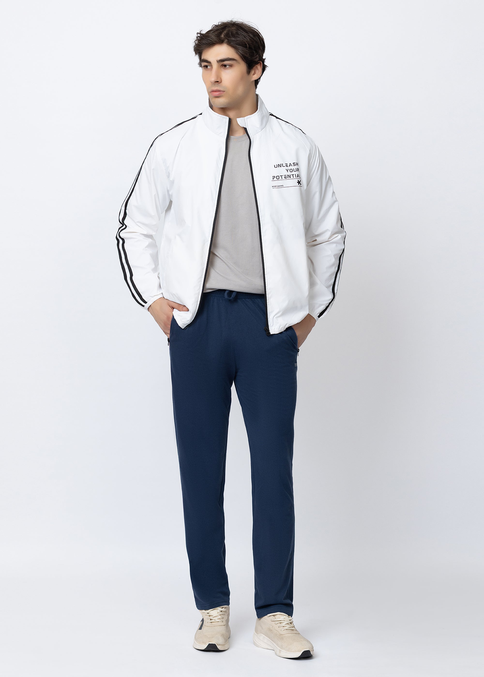 DENIM COTTON BLENDED LOUNGE PANT