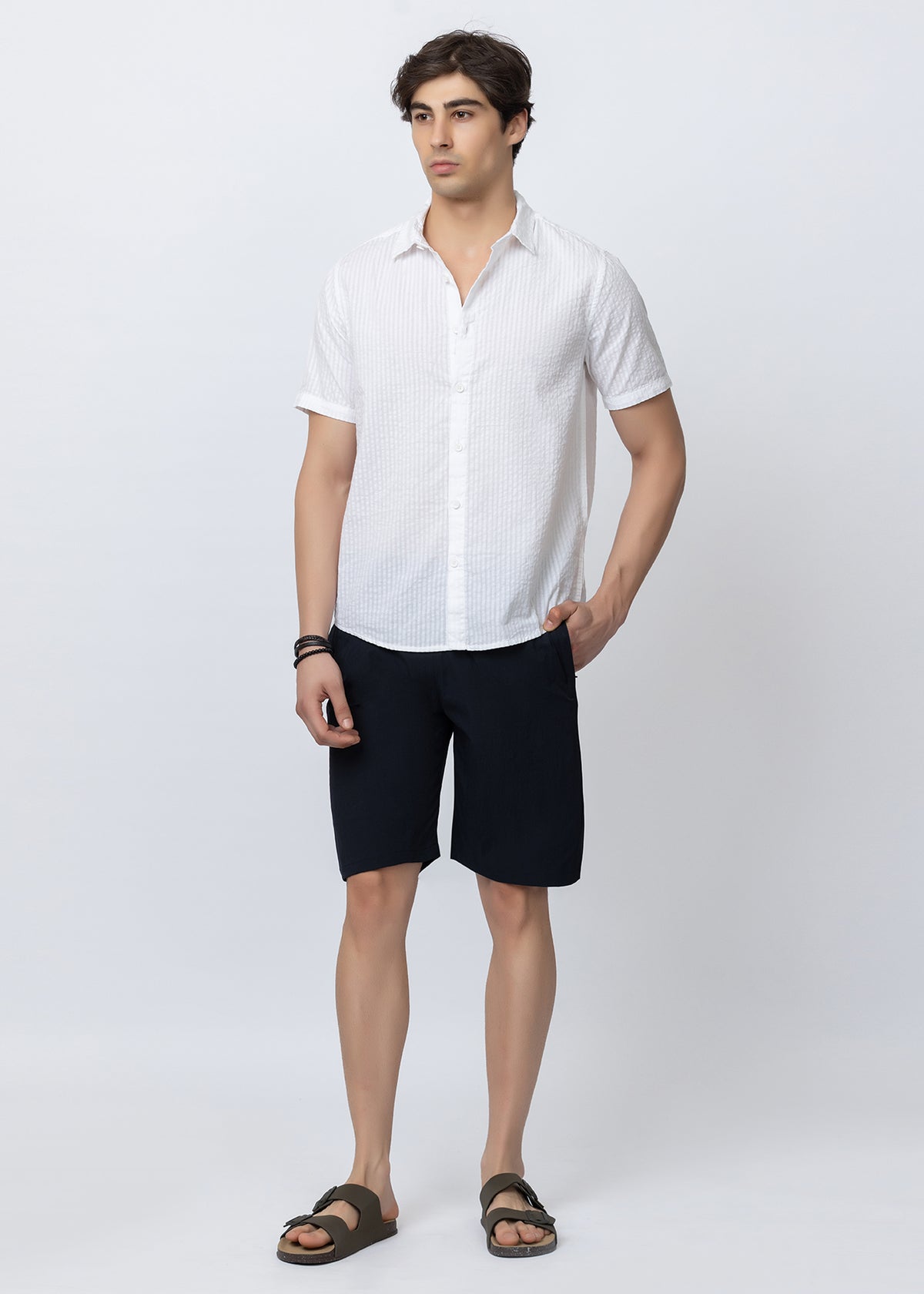 Navy shorts