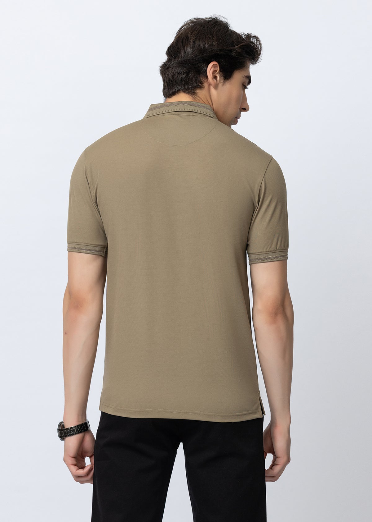 Beige Classic Polo T-Shirt