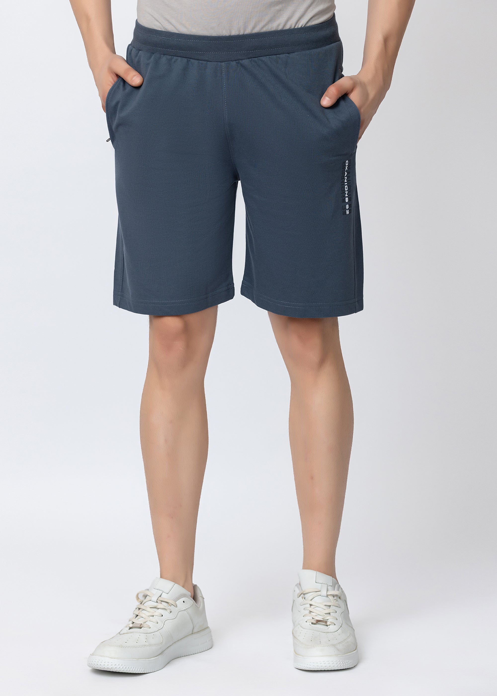 denim cotton shorts