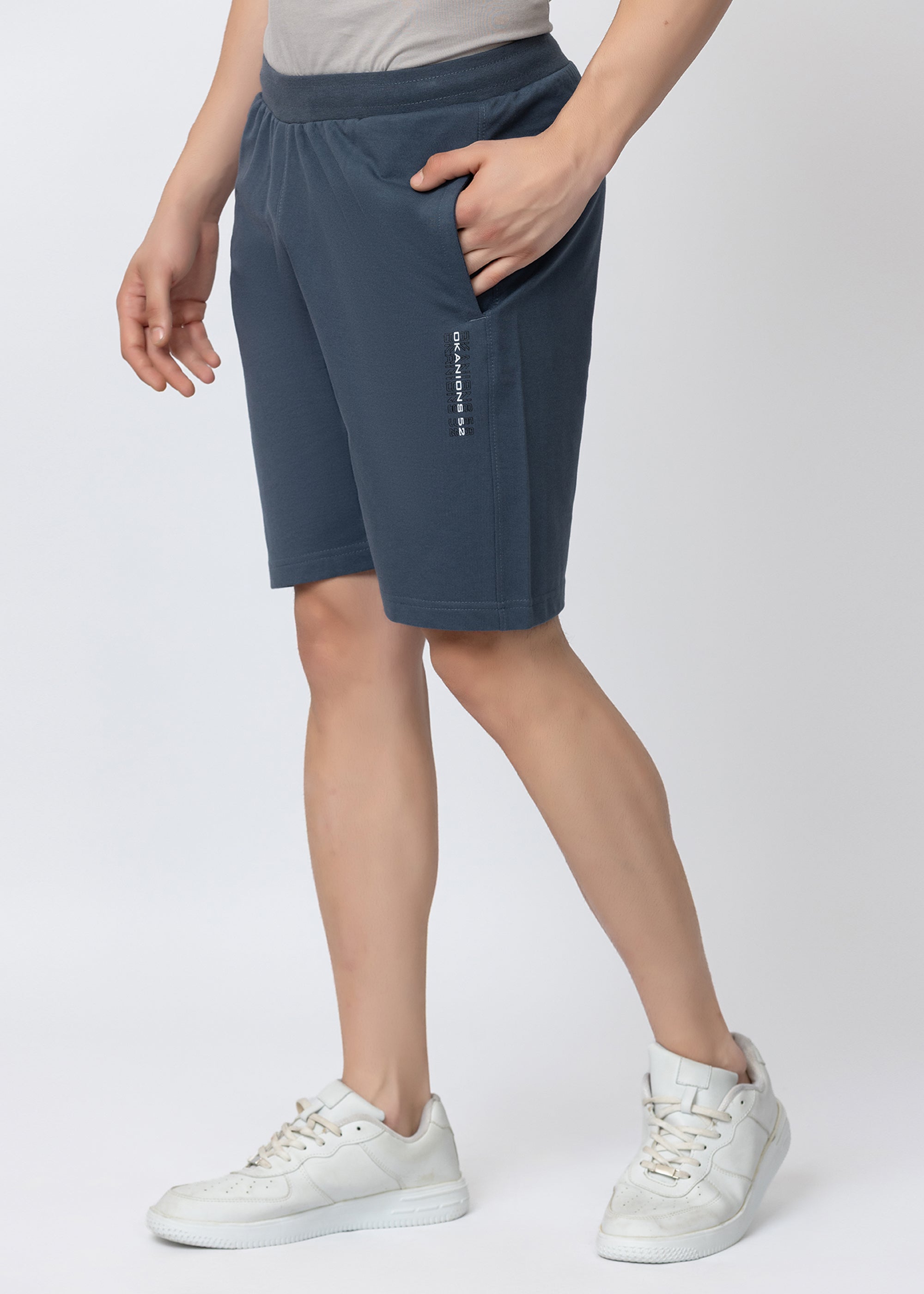 denim cotton shorts