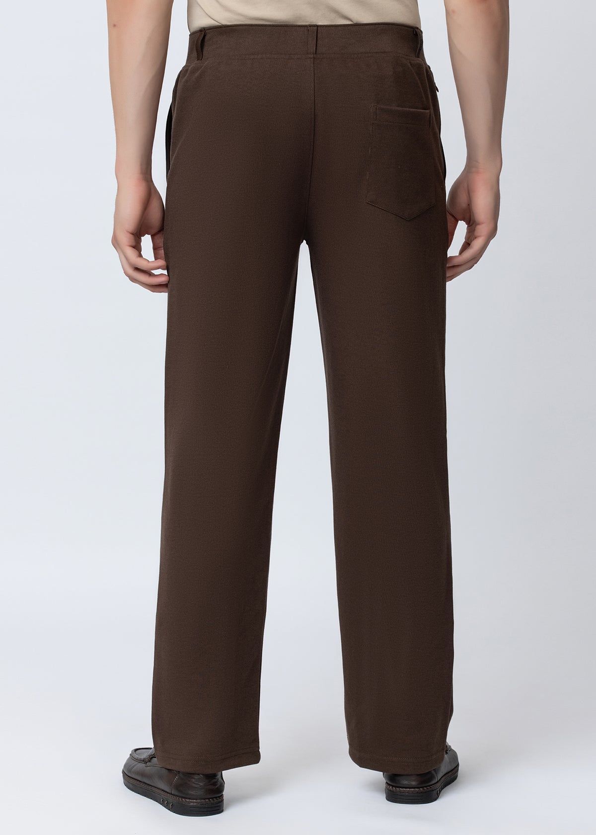 COFFEE COTTON WASHED CARGO PANT