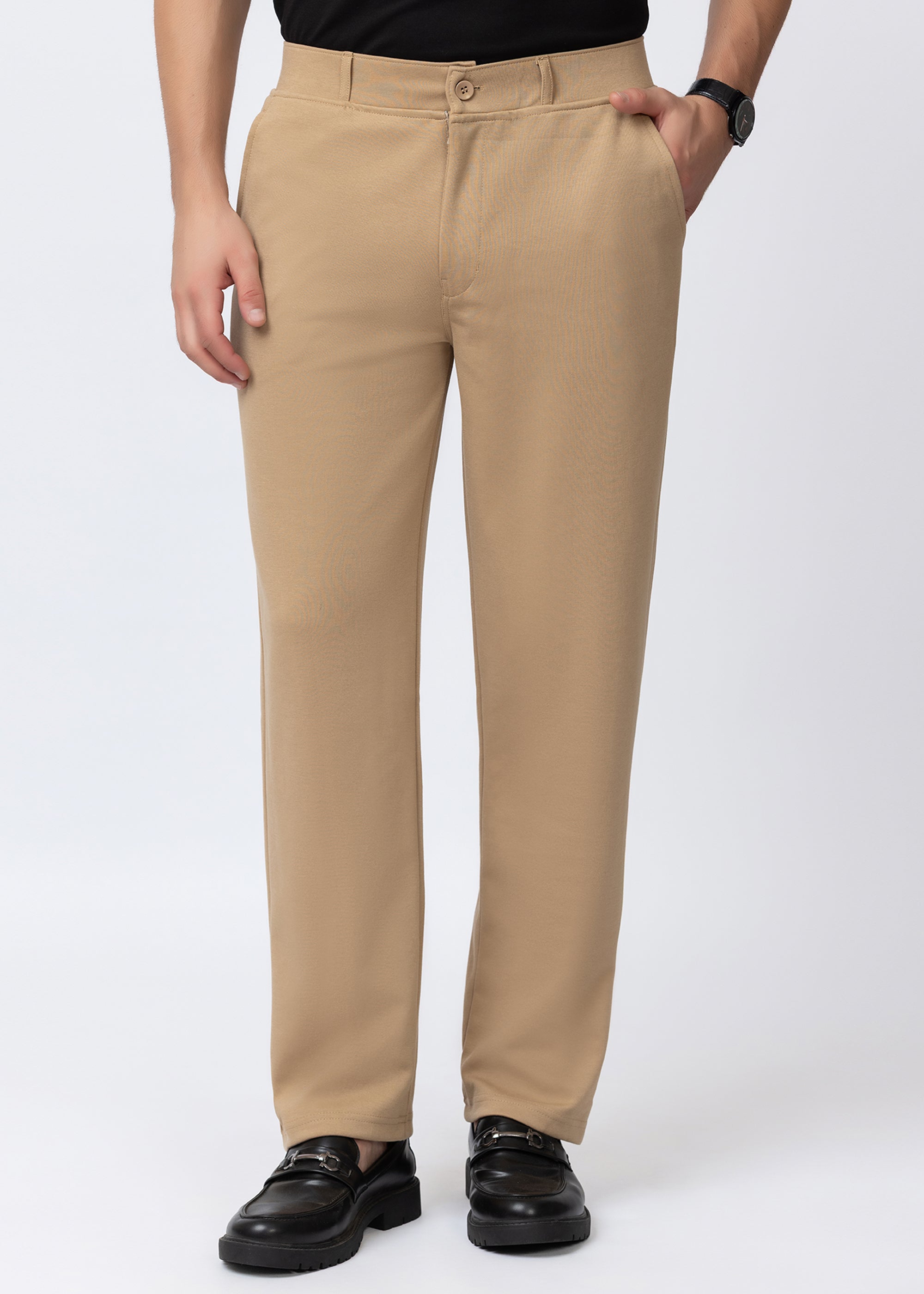 TAN COTTON WASHED CARGO PANT