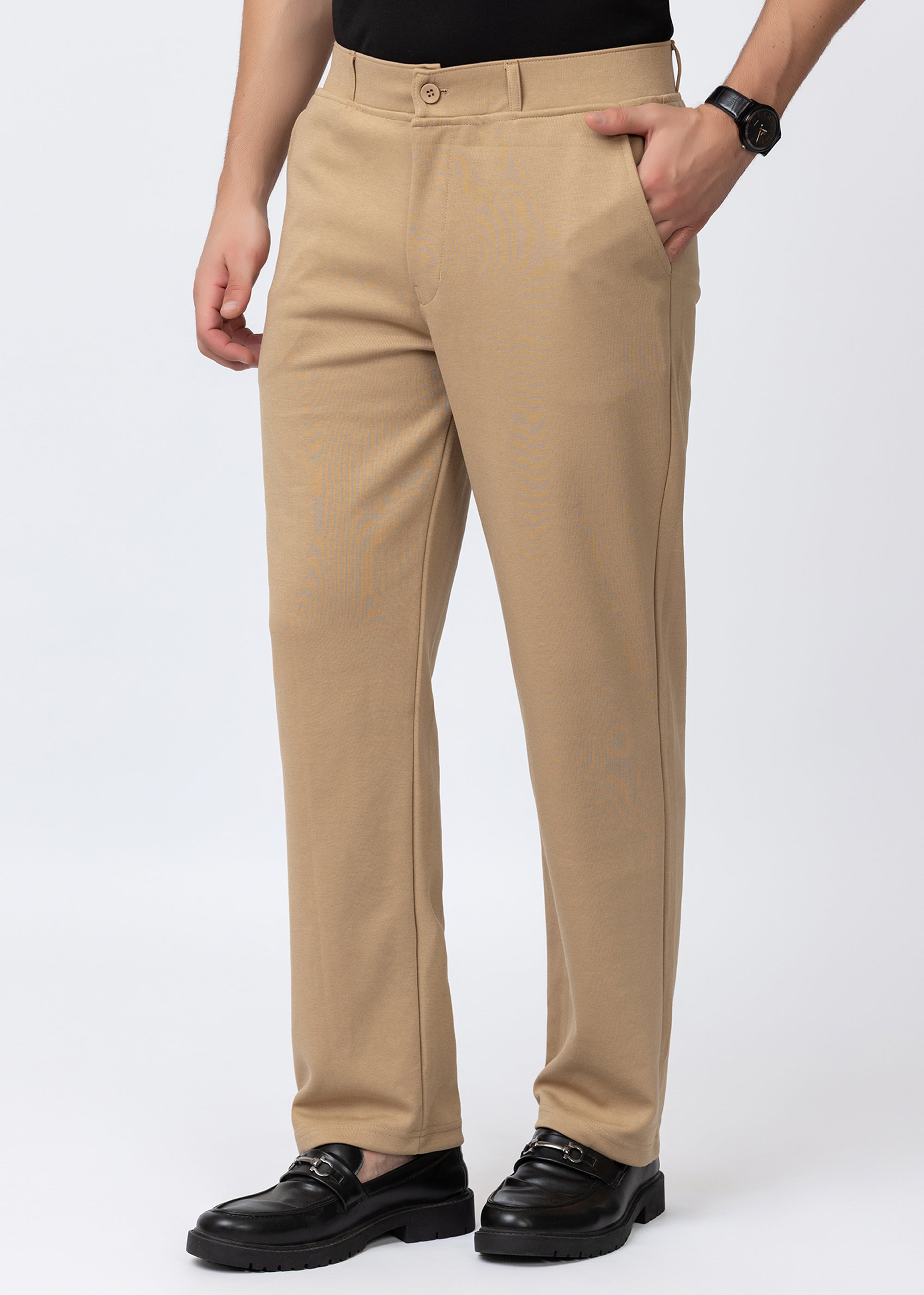 TAN COTTON WASHED CARGO PANT