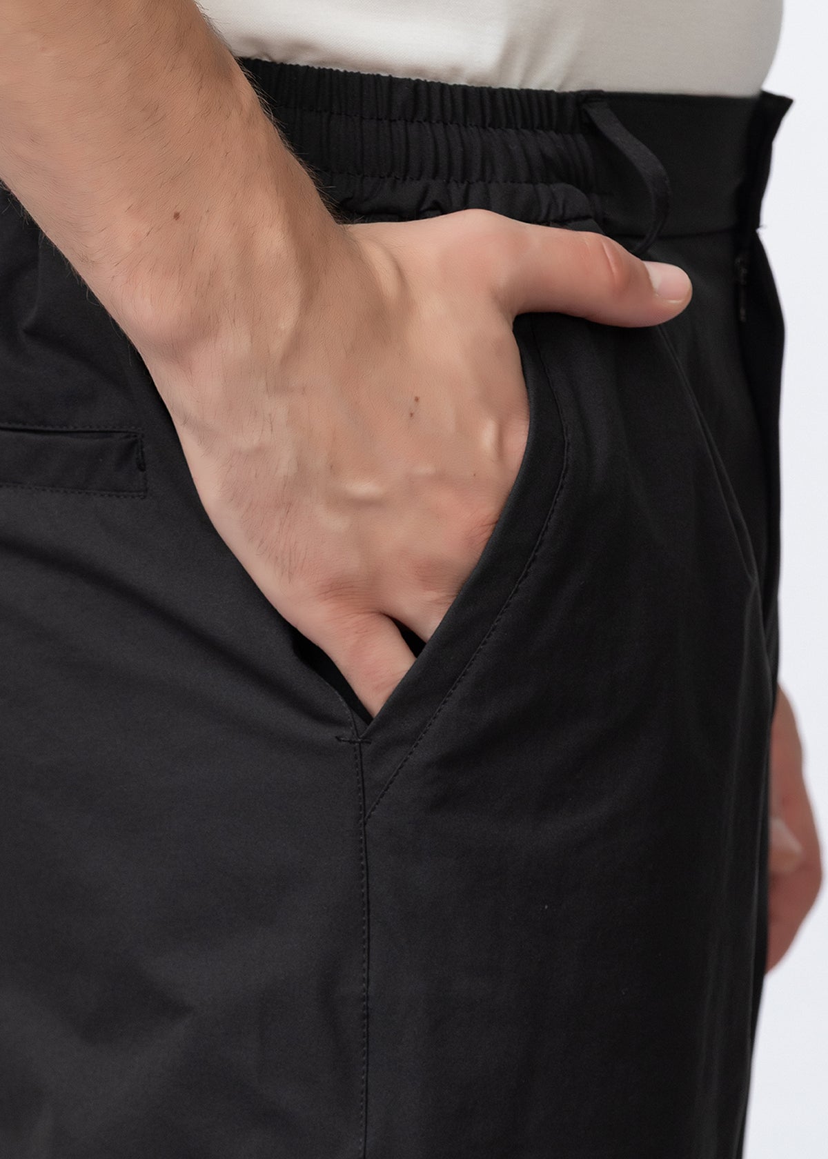 BLACK PREMIUM NYLON ELASTANE PANT
