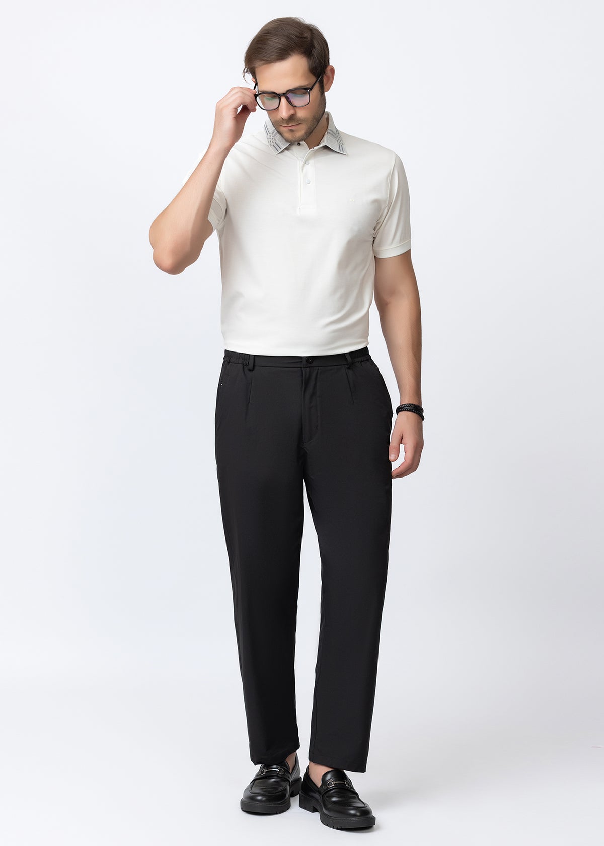 BLACK PREMIUM NYLON ELASTANE PANT