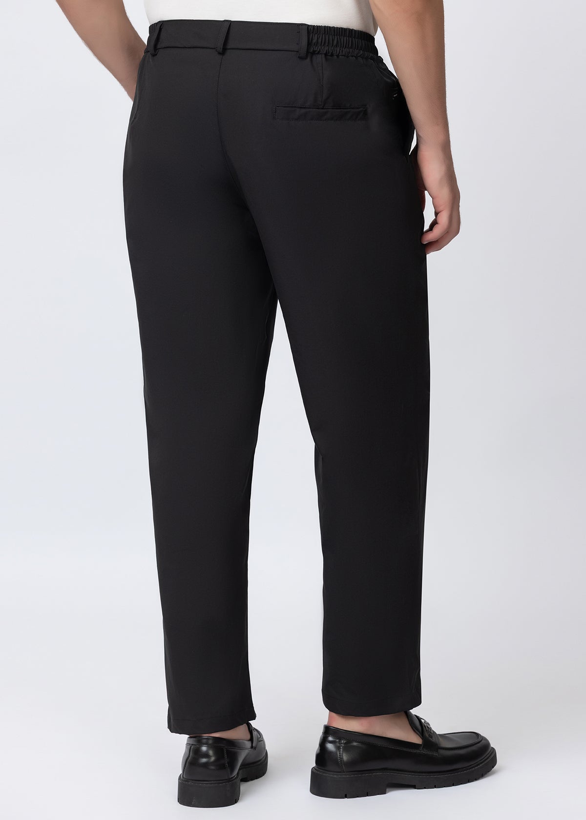 BLACK PREMIUM NYLON ELASTANE PANT