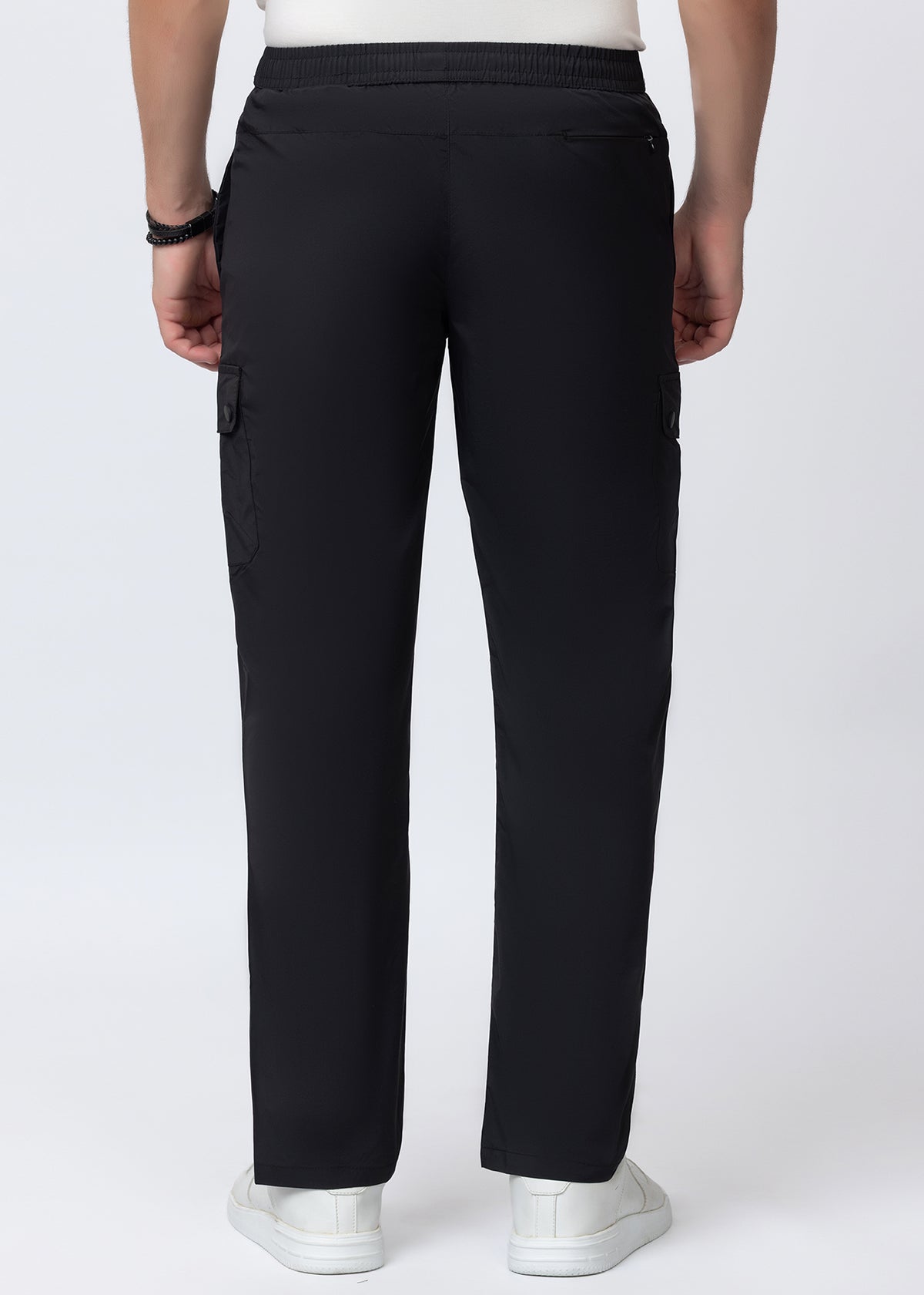 BLACK TRAVEL CARGO PANT