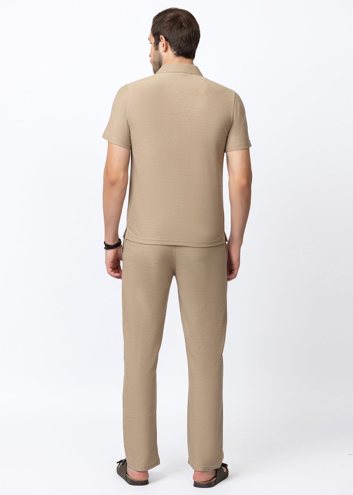 FAWN Textured Polo Co-ord Set