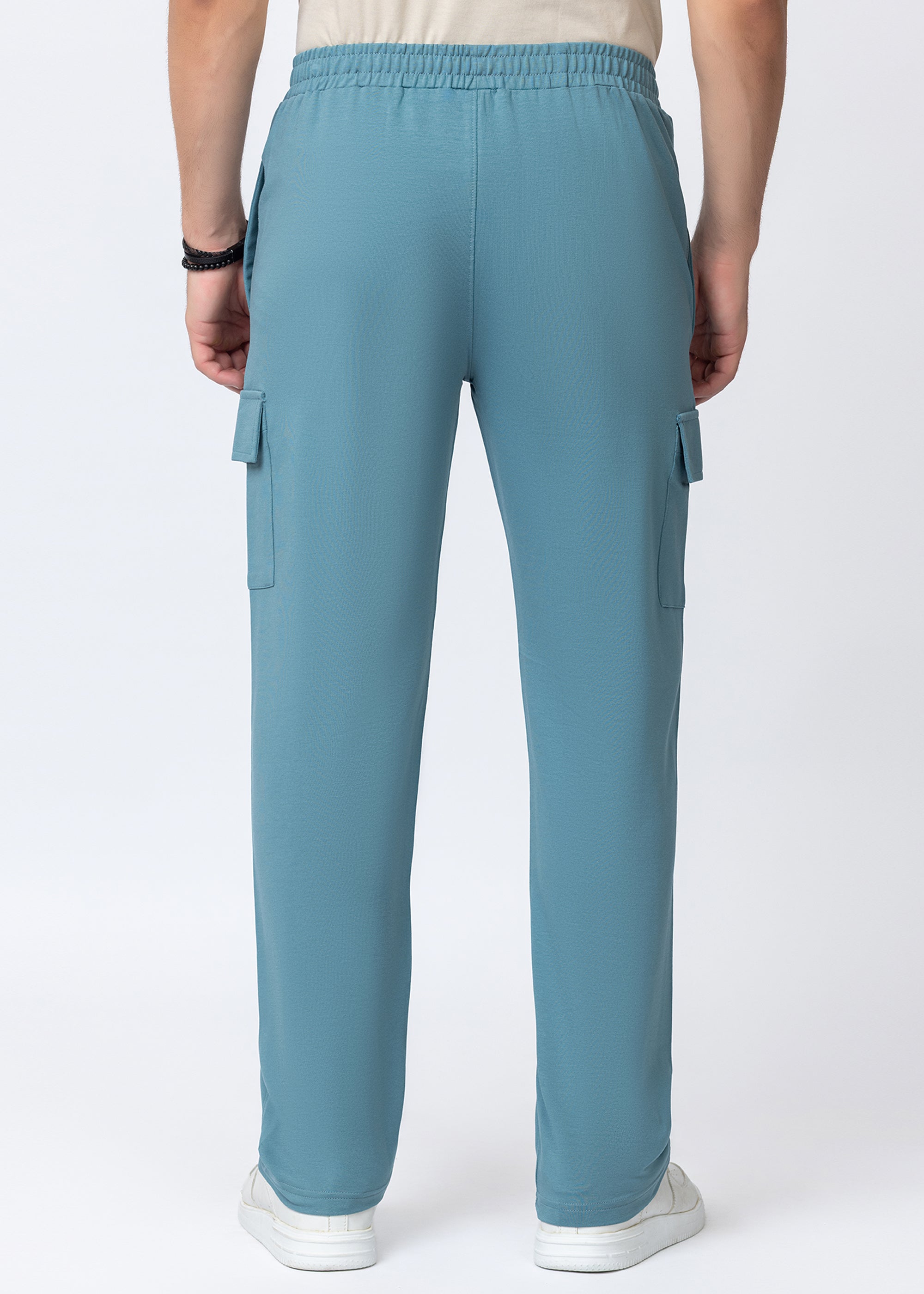 AQUA COMFORT FIT KNITTED CARGO PANTS