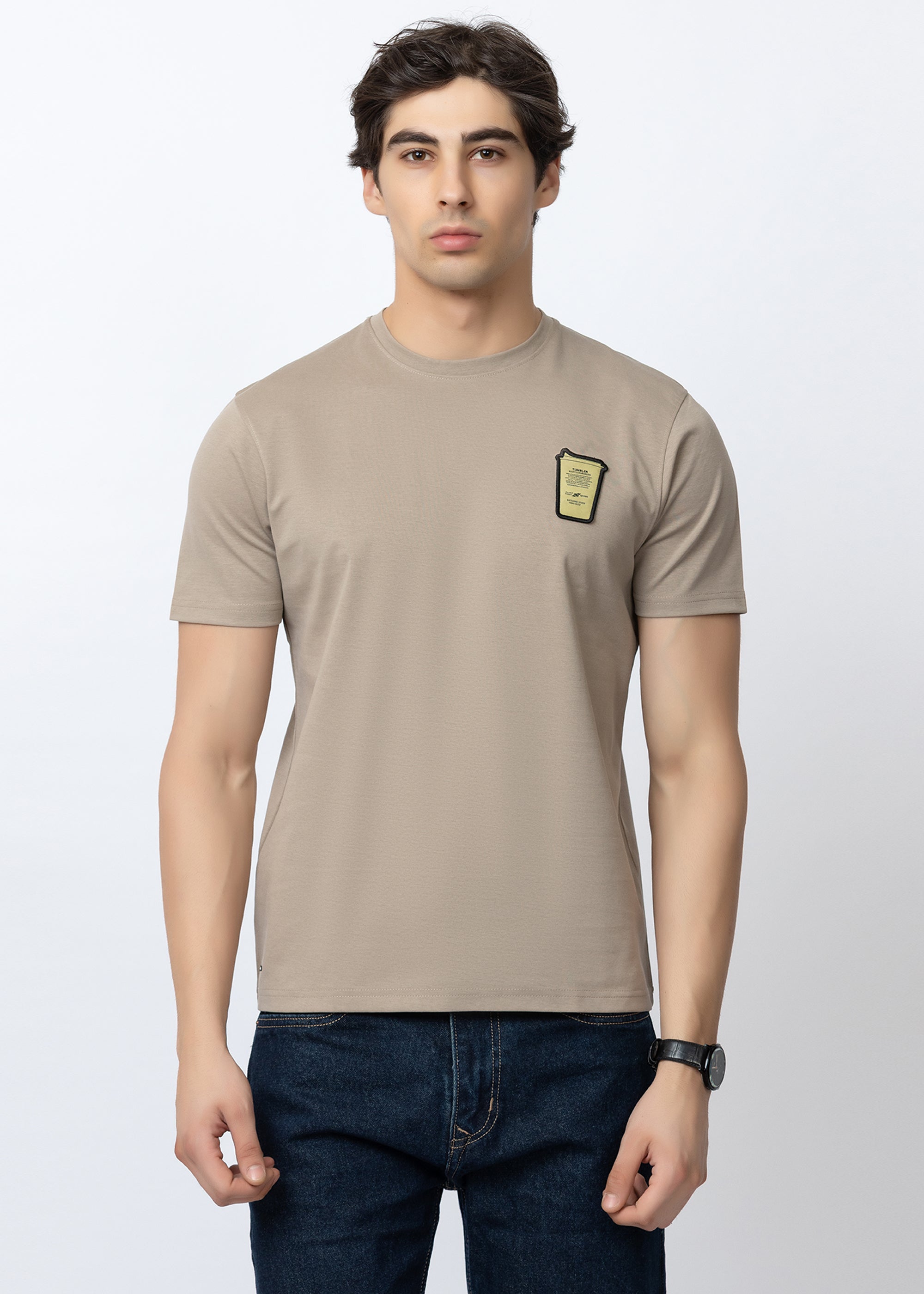 MOUSE COTTON RICH CREW NECK T-SHIRT