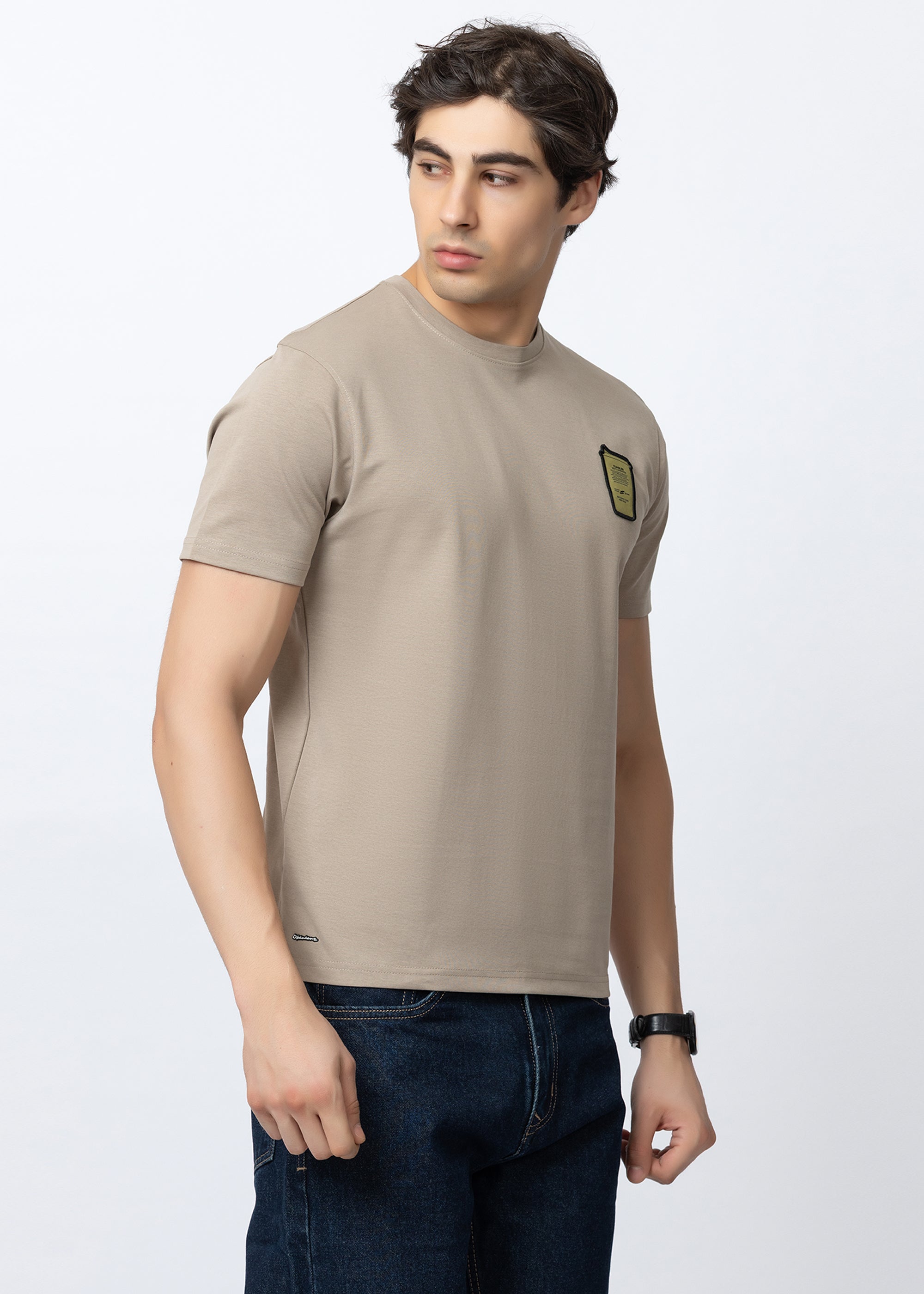 MOUSE COTTON RICH CREW NECK T-SHIRT