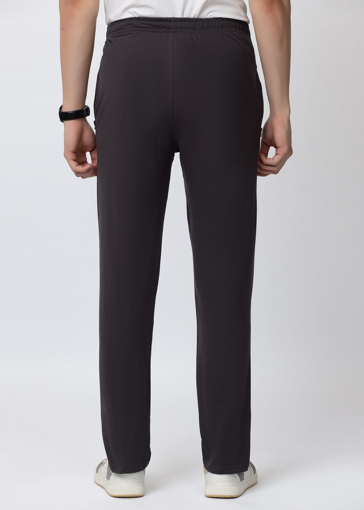 D.GREY COTTON BLENDED LOUNGE PANT