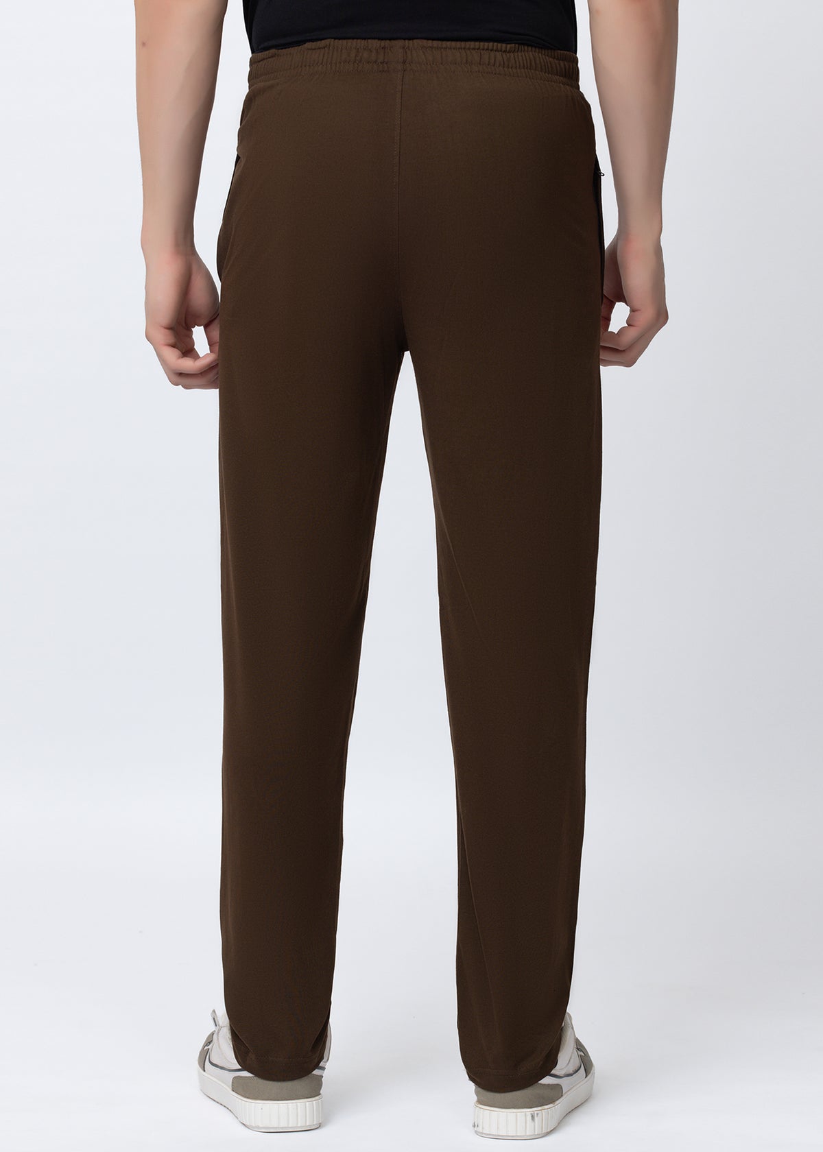 COFFEE COTTON BLENDED LOUNGE PANT