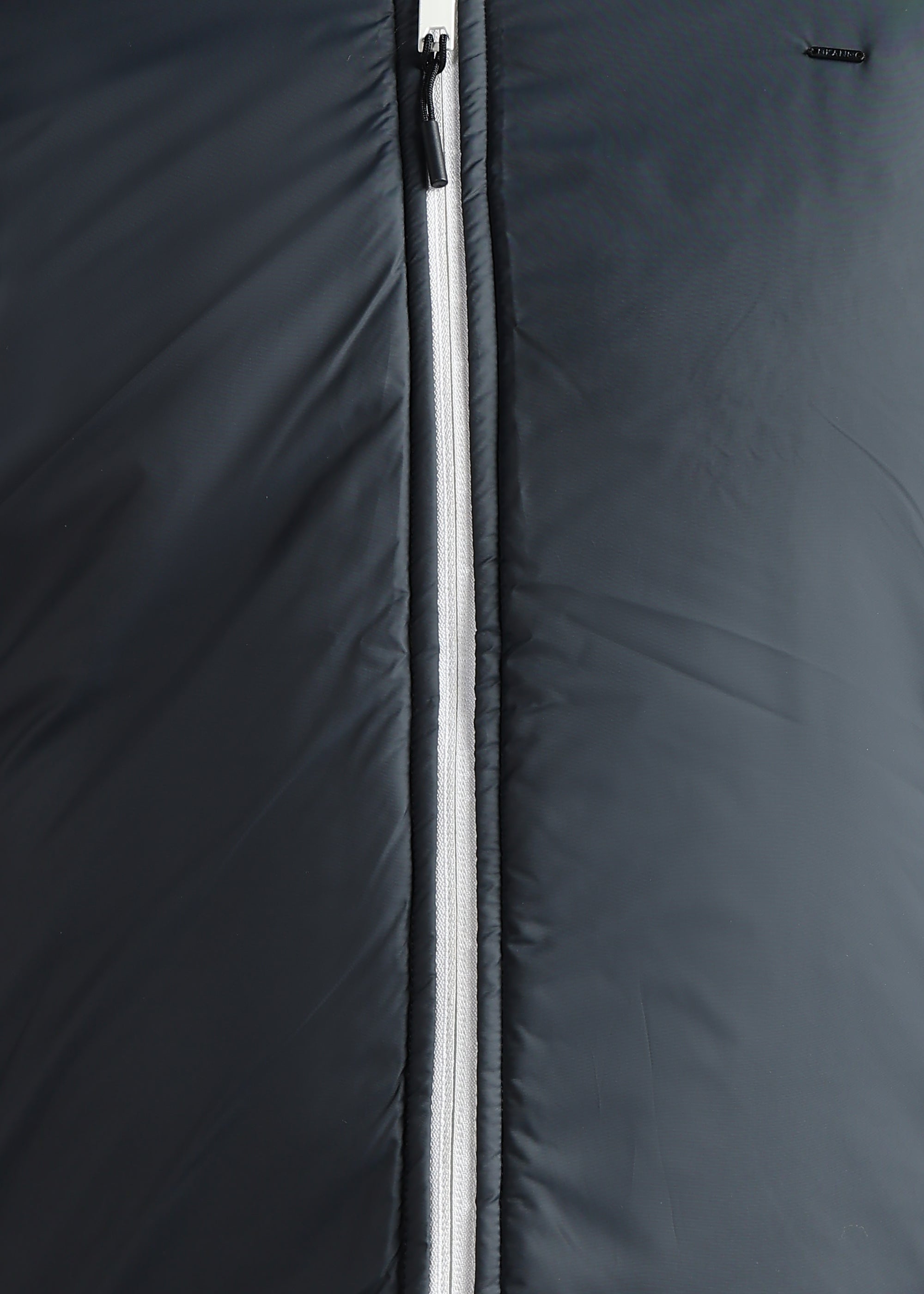 WHITE SOLID NYON FULL SLEEVE REVERSIBLE PUFFER JACKET