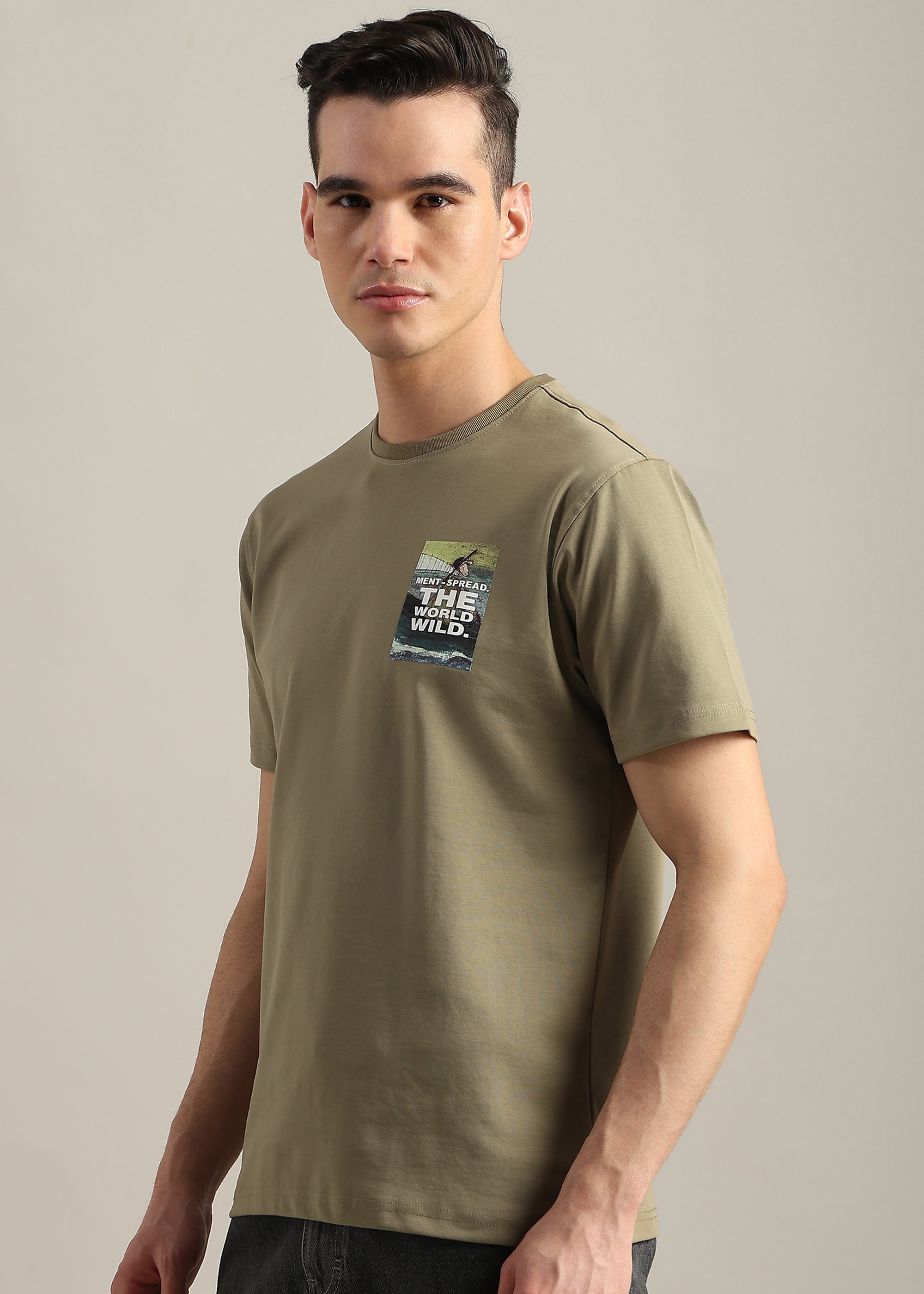 MOUSE COTTON SPANDEX PREMIUM GRAPHIC TEE