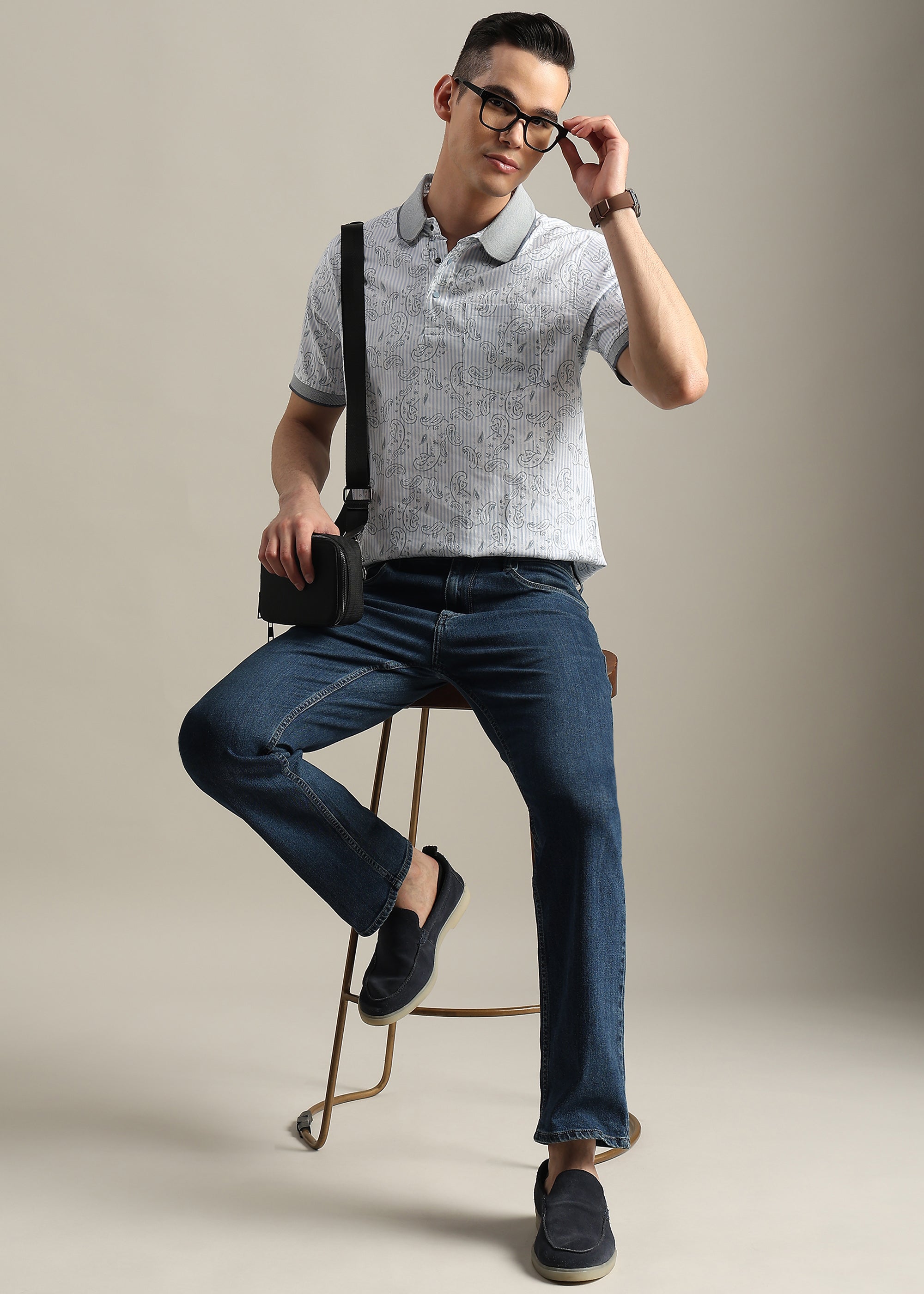 SKY PREMIUM COTTON ELASTANE POLO SHIRT