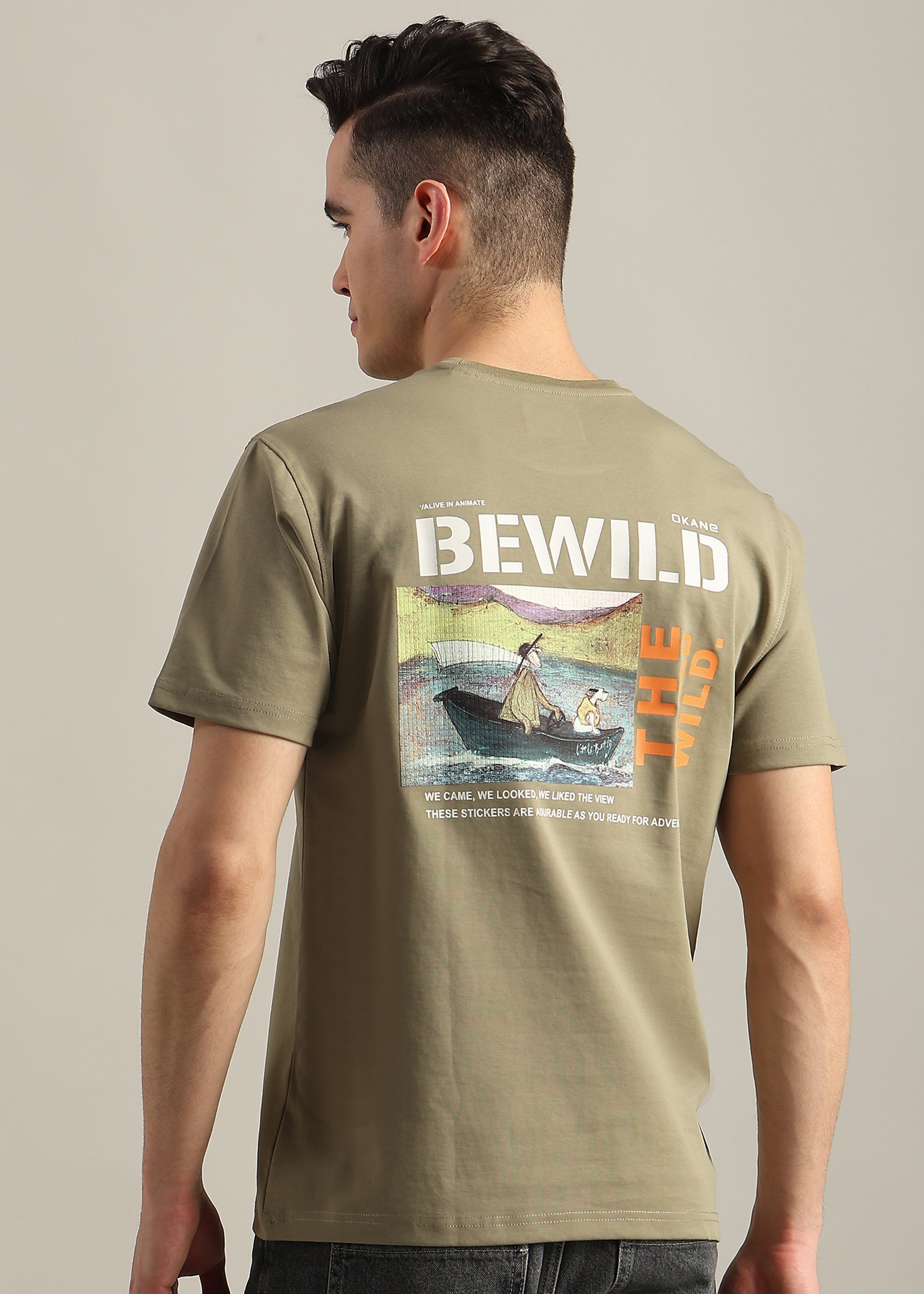 MOUSE COTTON SPANDEX PREMIUM GRAPHIC TEE